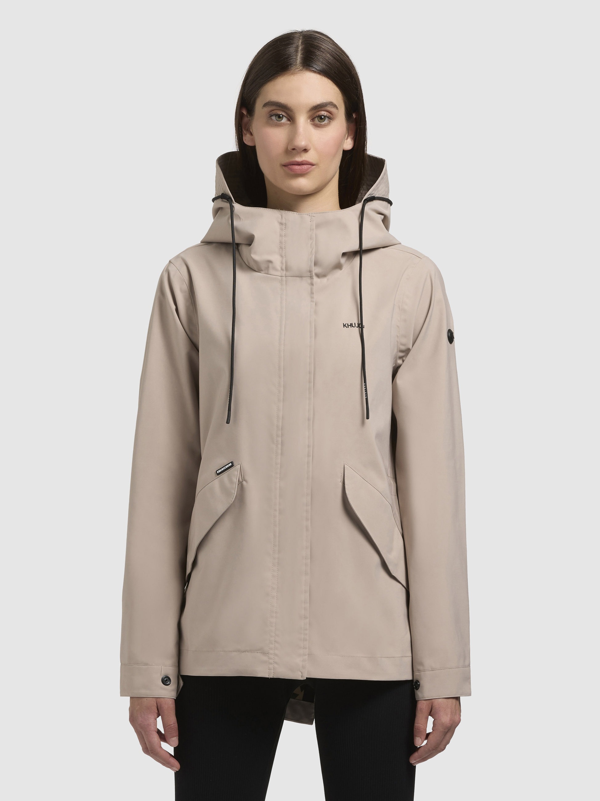 khujo Regenjacke »SANG«, mit Kapuze