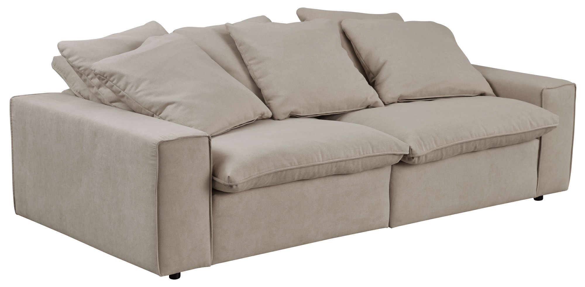 andas 3-Sitzer »Venslev«, Lounge-Sofa, mit extra tiefer Sitzfläche und losen Kissen