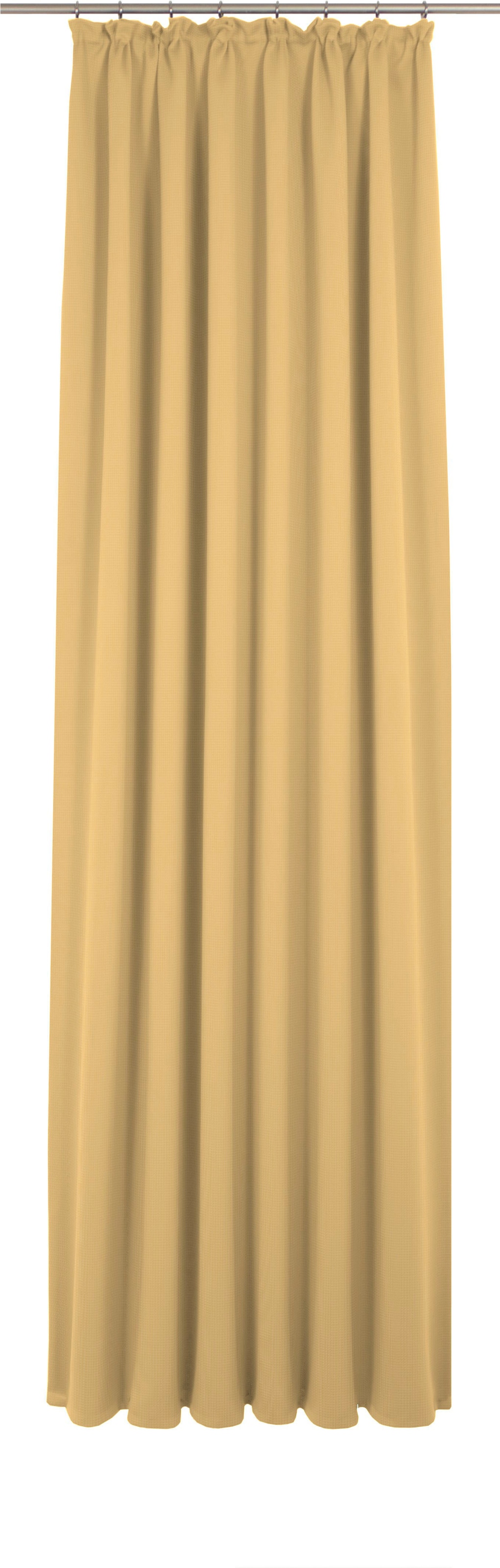 Adam "Uni Collection light, nach Wunschmaß" Kräuselband 1 Stk. tlg. aus 100% Bio-Baumwolle, Vorhang nach Wunschmaß