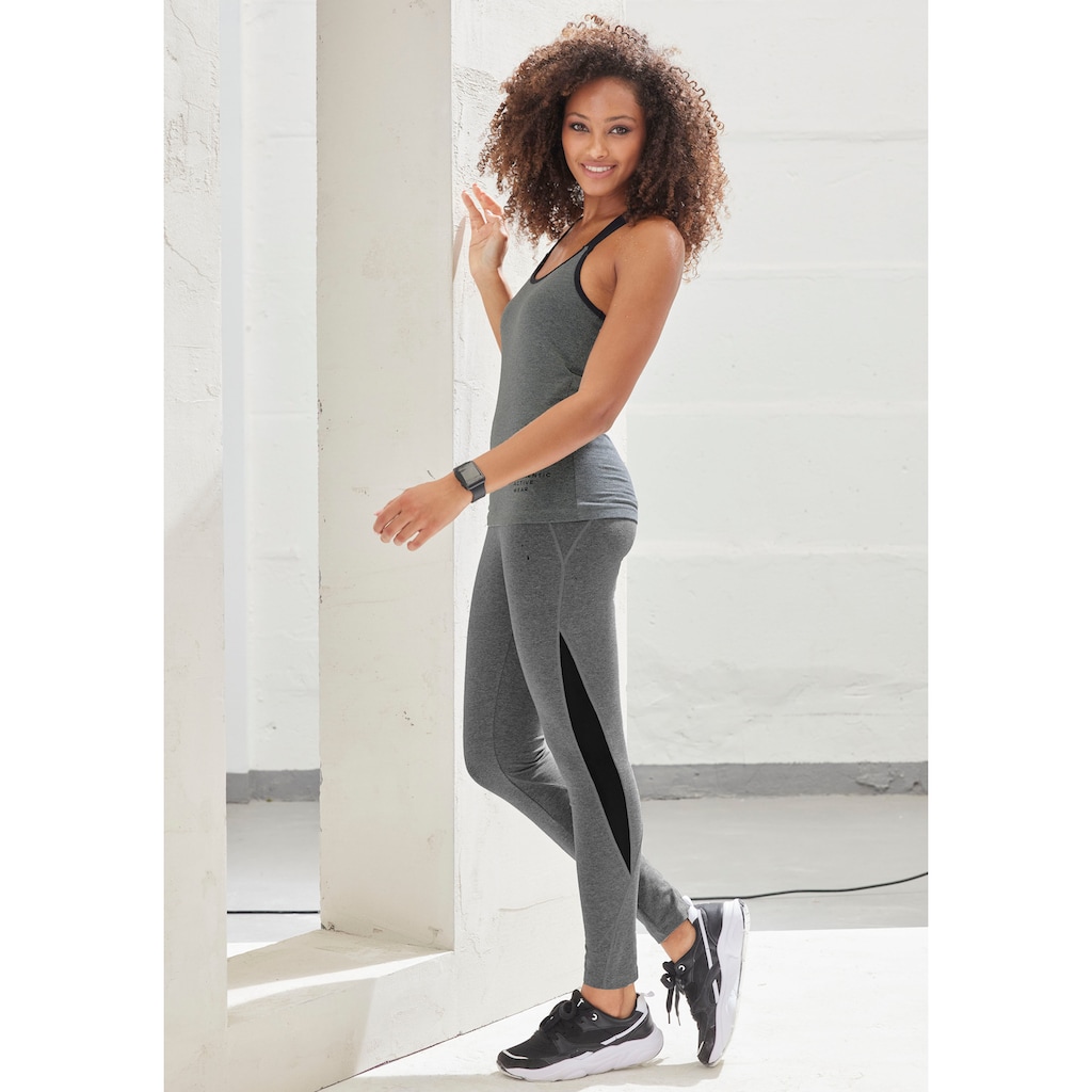 Vivance active Funktionsleggings »-Sportleggings«, mit breitem Komfortbund