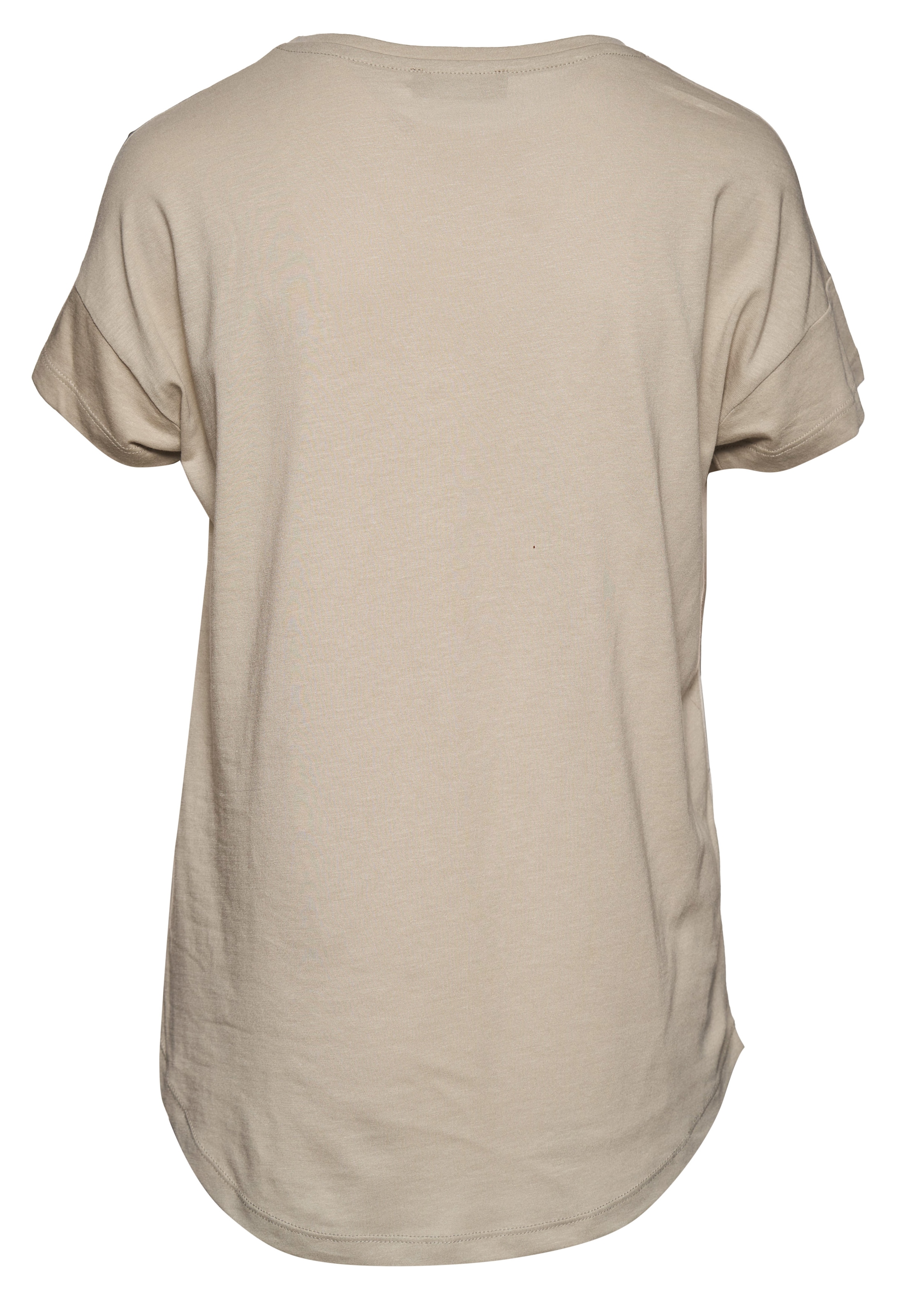 Decay T-Shirt, mit modischem Pailletten-Schriftzug