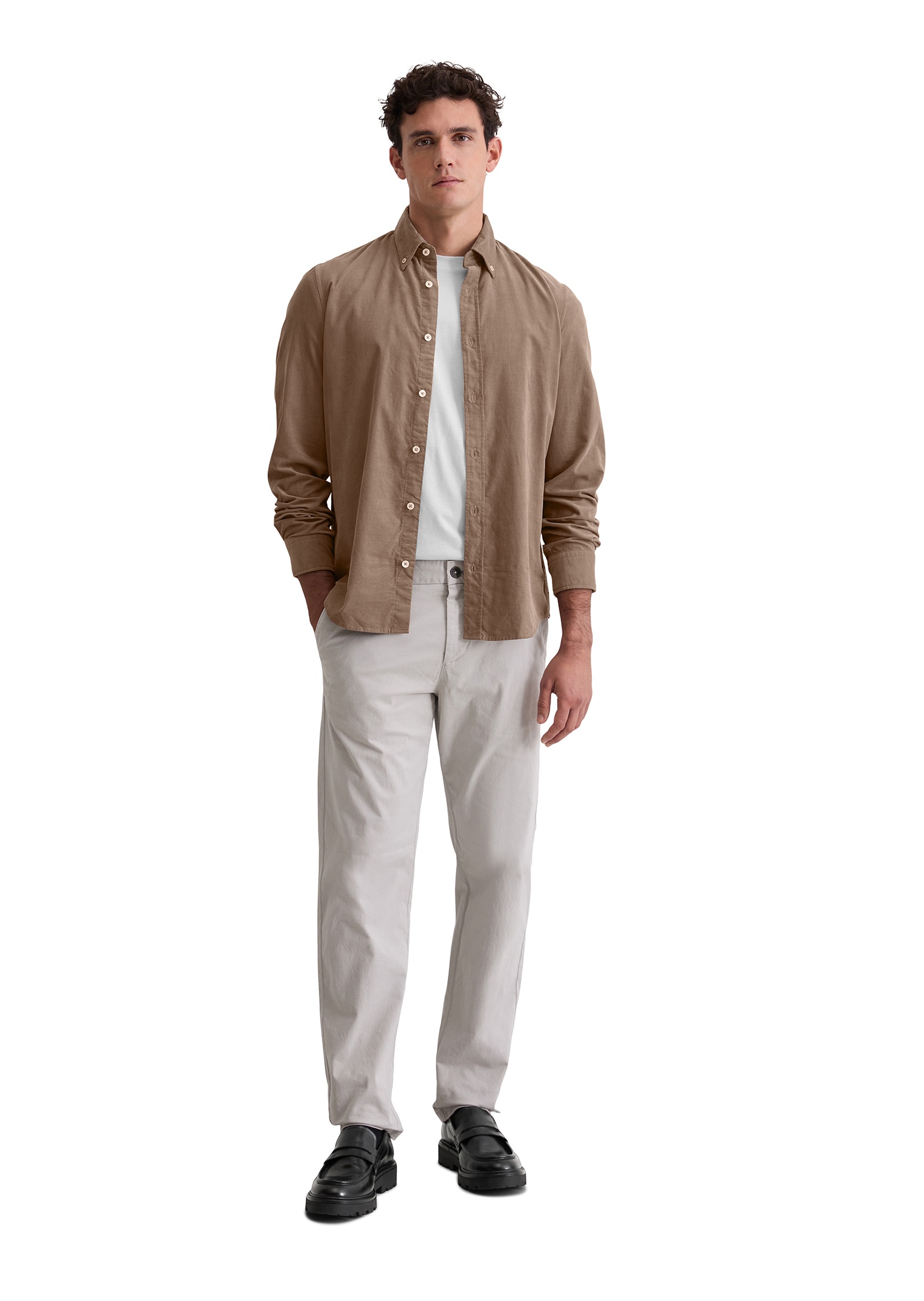 Marc O'Polo Langarmhemd »aus reiner Bio-Baumwolle«