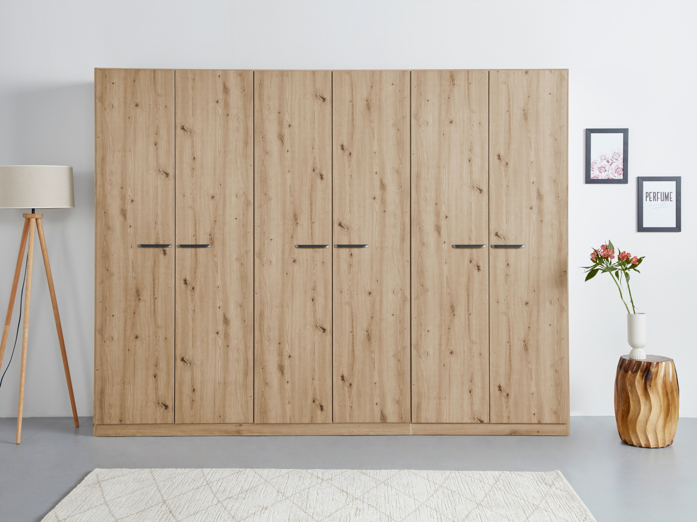 rauch Drehtürenschrank »Kleiderschrank Schrank Garderobe TOPSELLER OTELI inkl. Inneneinteilung«, mit 3 Innenschubladen extra Böden optional mit Spiegel MADE IN GERMANY