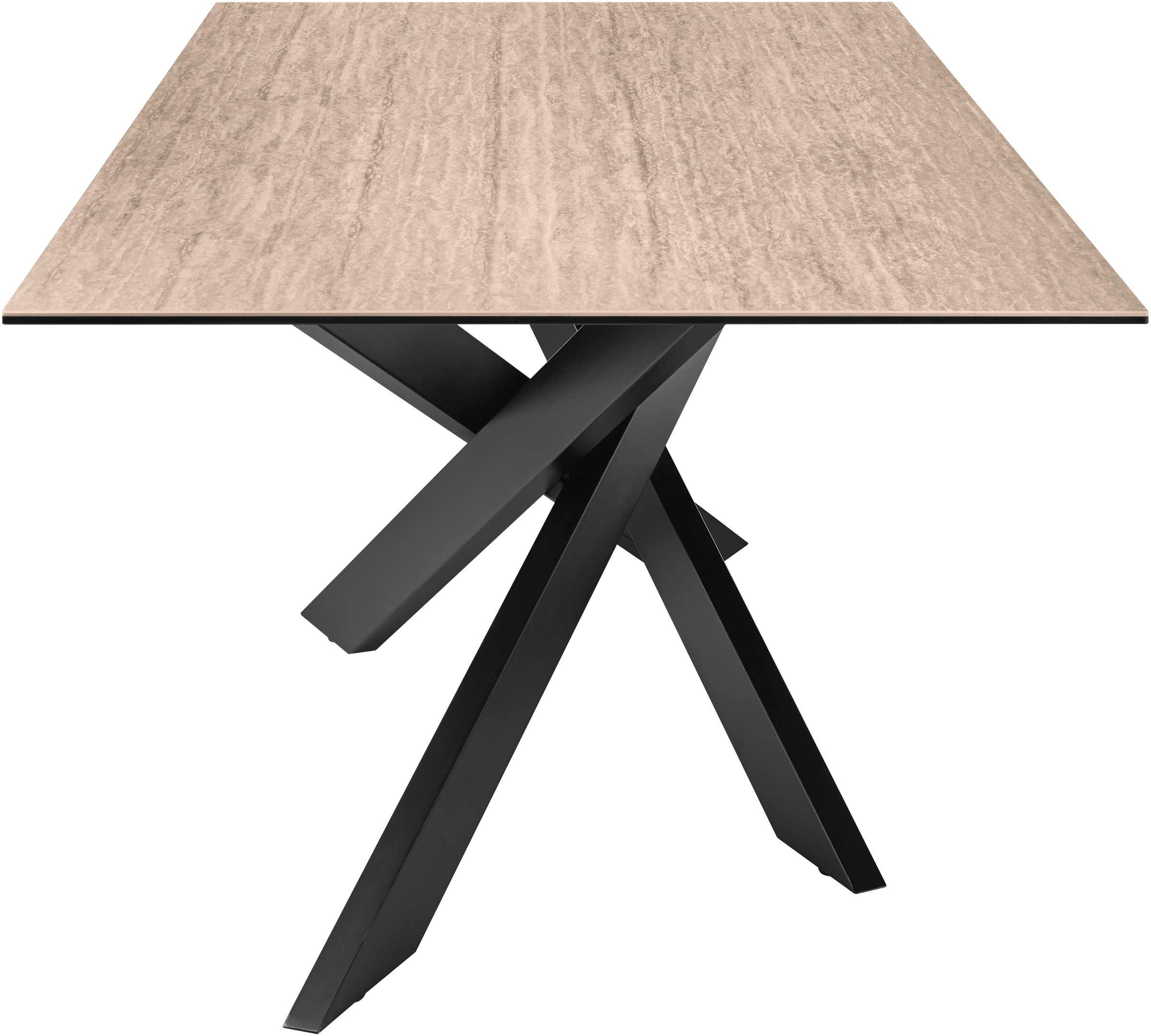 Musterring Esstisch Baltimore Beige/Schwarz 200x100cm 3