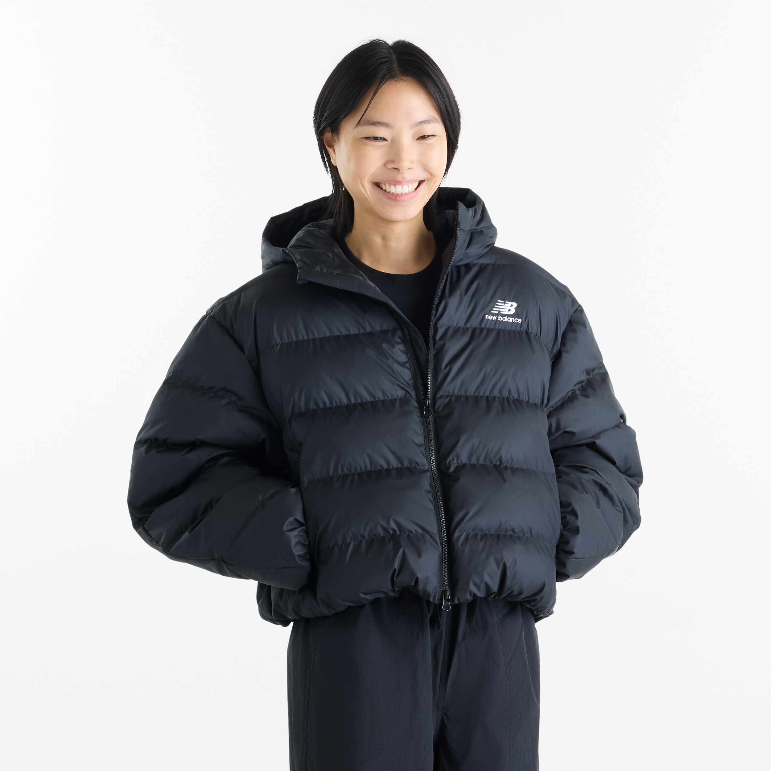 New Balance Steppjacke "BOSTON PUFFER JACKET" mit Wattierung aus Polyester