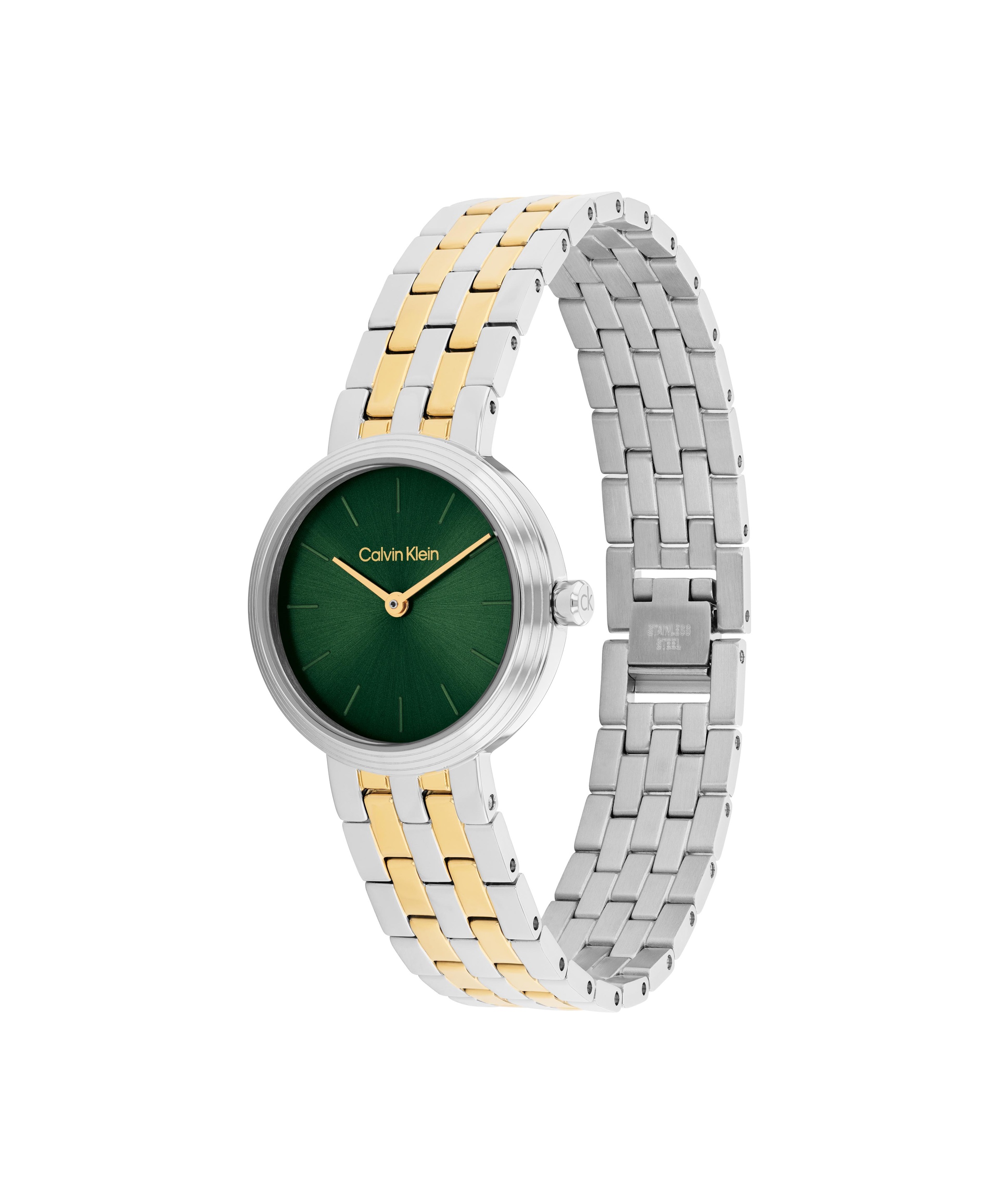 Calvin Klein Quarzuhr »FORME« Armbanduhr, Damenuhr, Edelstahlarmband, analog