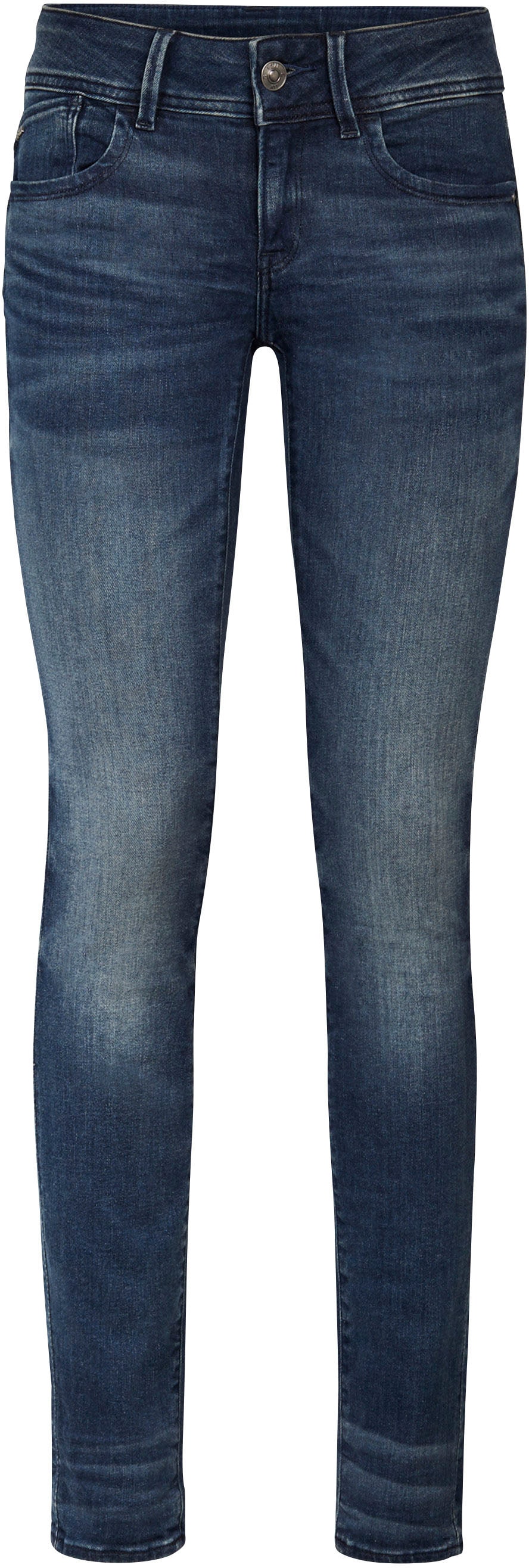 G-Star RAW Skinny-fit-Jeans »Mid Waist Skinny«, moderne Version des klassischen 5-Pocket-Designs