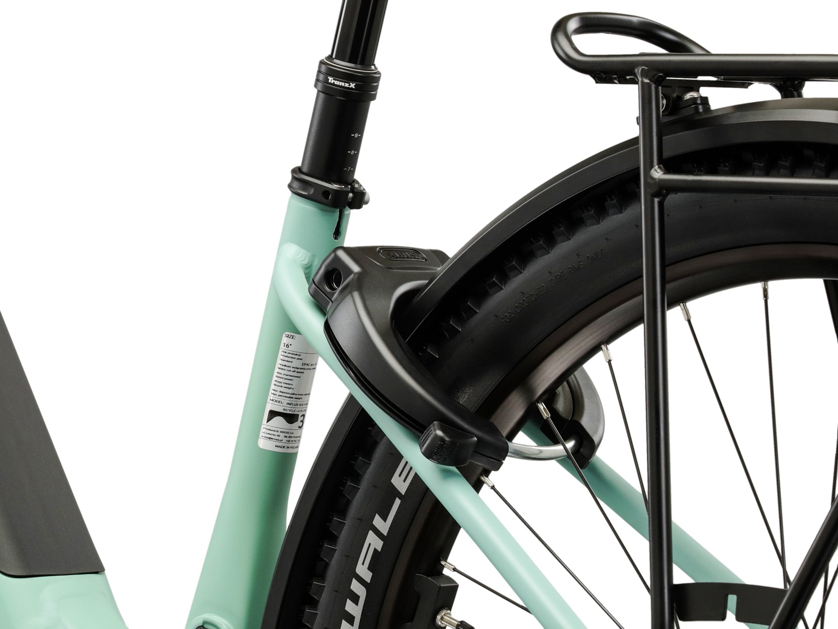 Kross »Influx Hybrid SUV 3.0 21,3Ah / Bosch 800 Wh 27,5" Grün 10 Gänge 2026« 10 Gang Shimano CUES U6000 Schaltwerk Kettenschaltung Mittelmotor 250 W BOSCH PERFORMANCE LINE PX 36 V/250 W, Mittelmotor