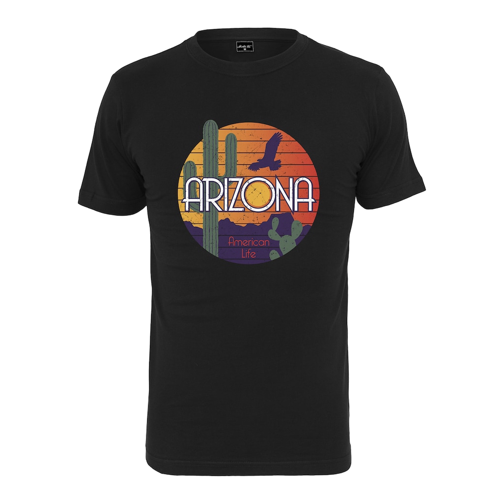 MisterTee T-Shirt »Herren American Life Arizona Tee« (1 tlg.) MisterTee T-Shirt »Herren American Life Arizona Tee« (1 tlg.)
