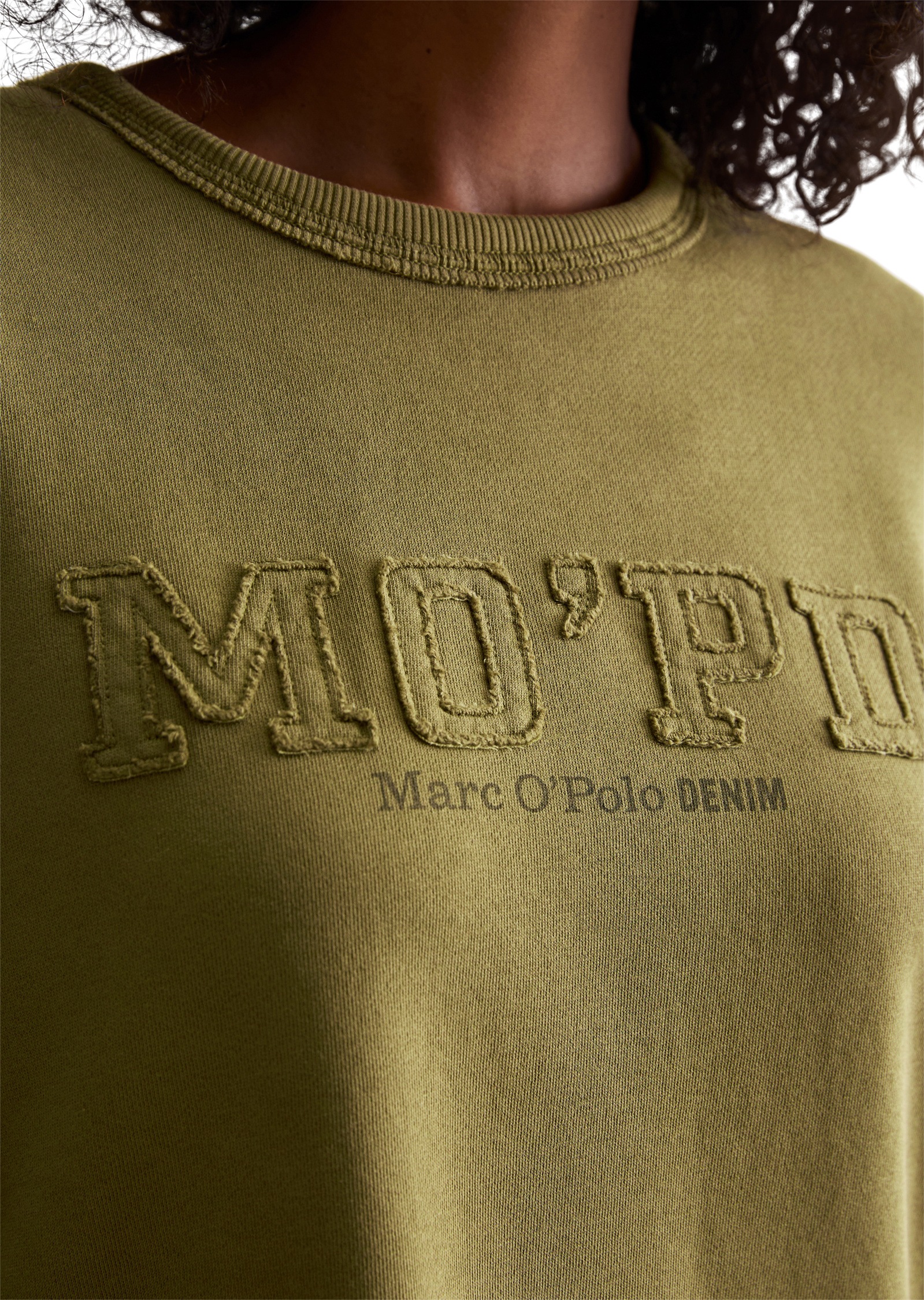 Marc O'Polo DENIM Sweatshirt »aus gewaschener Bio-Baumwolle«