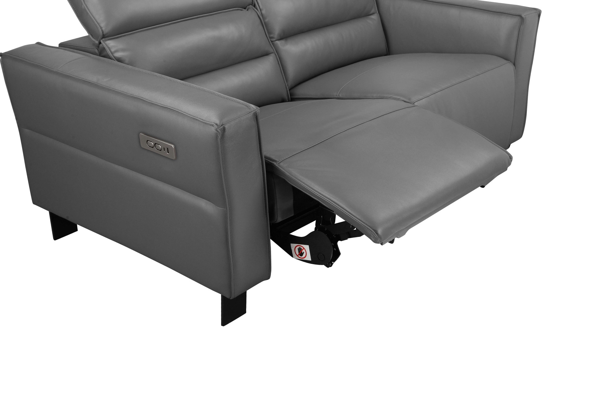 Places of Style 2-Sitzer »Carpari, 162 cm, mit manueller od. elektrischer Relaxfunktion«, (USB A/C), sowie Kopfteilverstellung