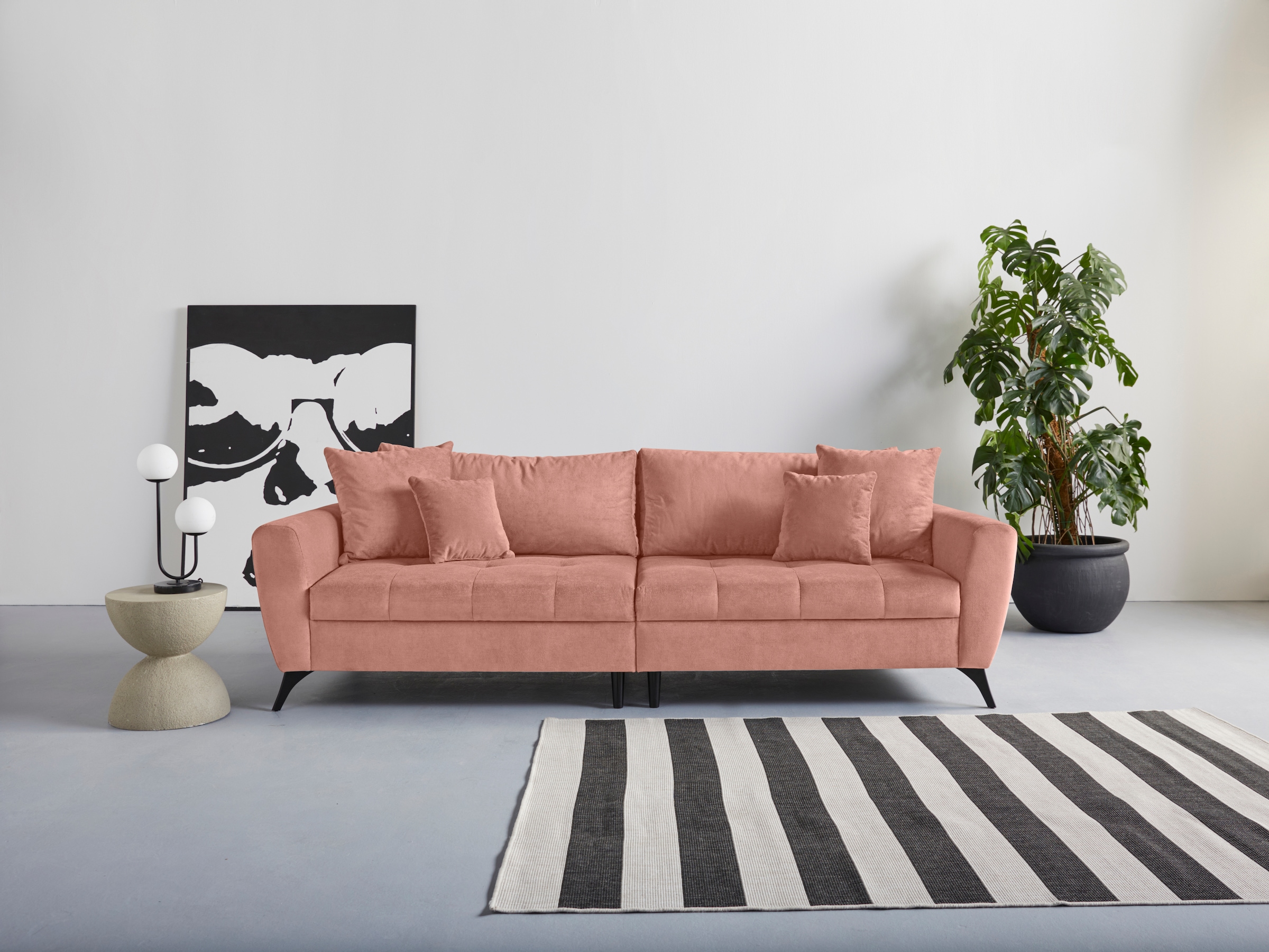 INOSIGN Big-Sofa "Lörby", Belastbarkeit bis 140kg pro Sitzplatz, auch mit Aqua clean-Bezug