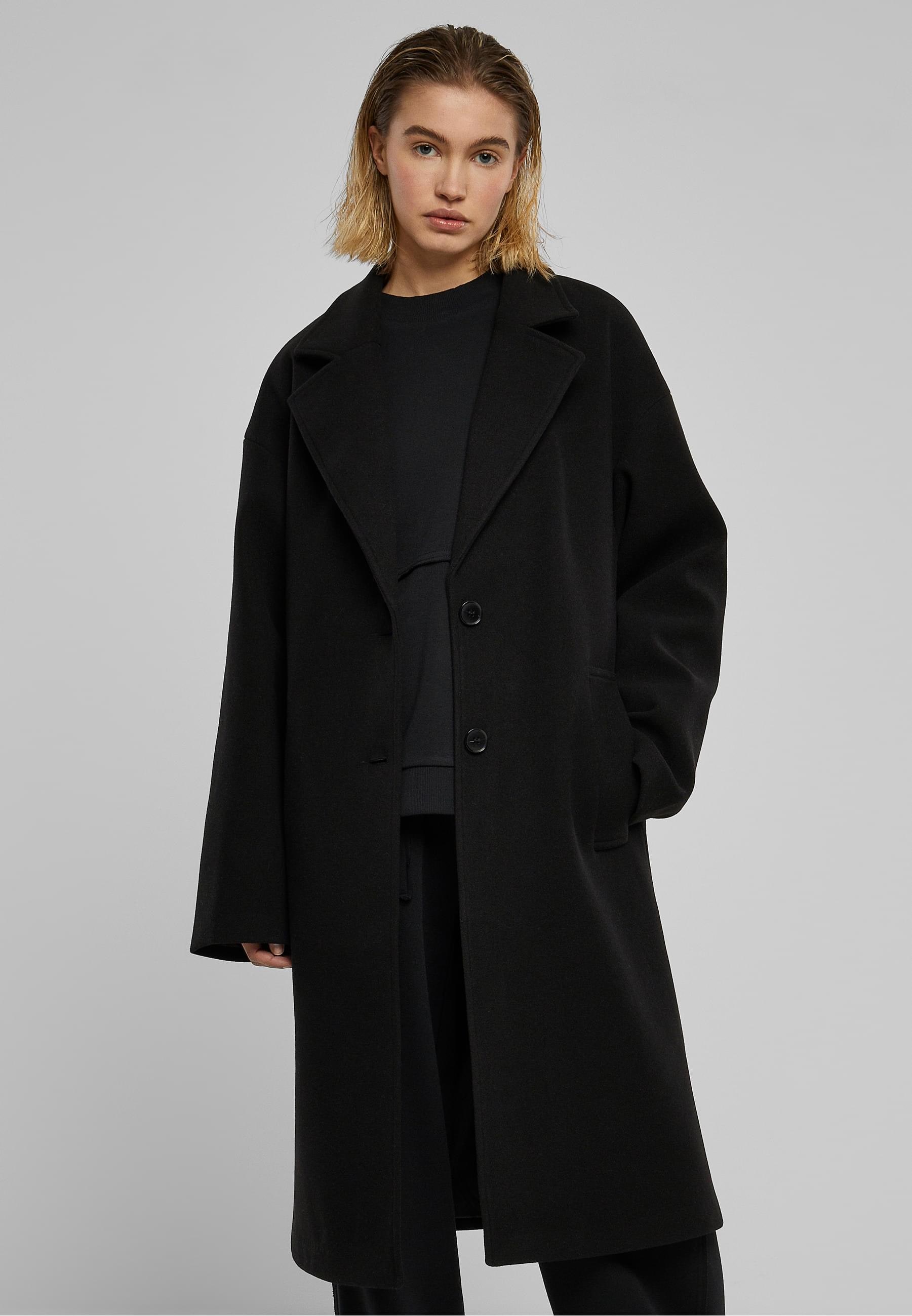 URBAN CLASSICS Winterjacke »Urban Classics Damen Ladies Oversized Long Coat«, (1 St.), ohne Kapuze