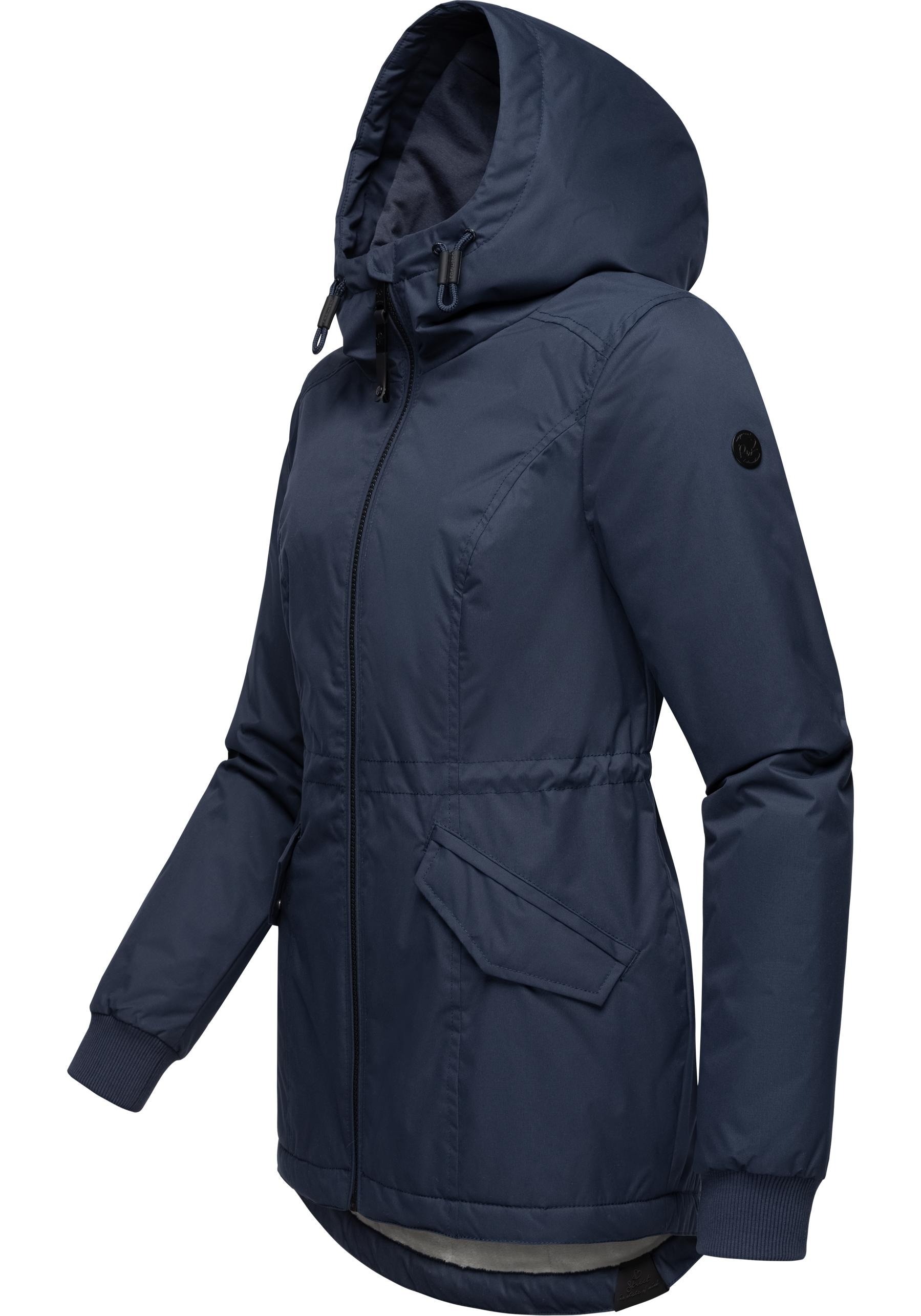 Ragwear Winterjacke »Dowey Warm«, (1 St.), mit Kapuze, Wasserdichte weiche Damen Jacke für den Winter