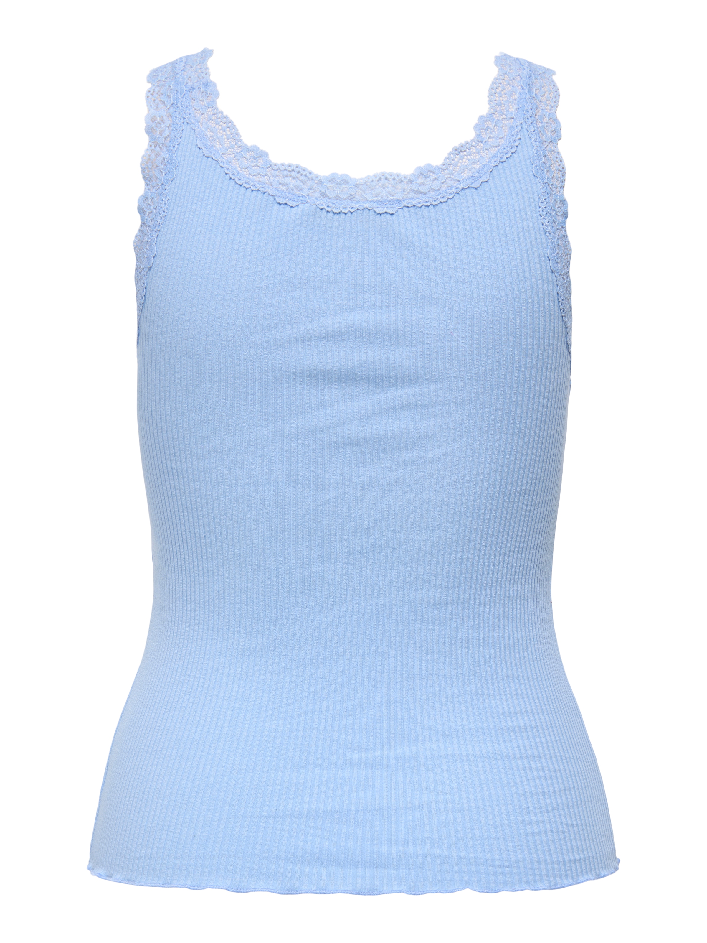 ONLY Tanktop »ONLSARA – Tanktop mit Spitzendetail am Ausschnitt« Baumwollmischung, regular fit