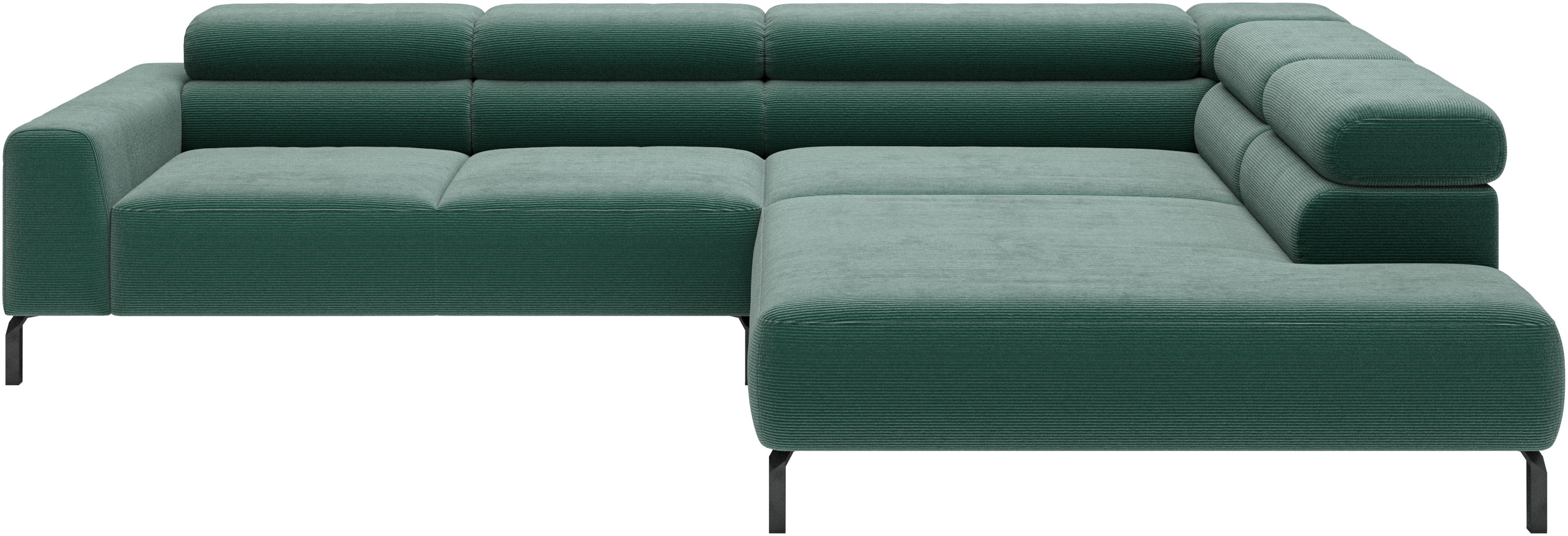 Home affaire Ecksofa "Antonelli, L-Form, incl. Kopfteilverstellung, Breite 312 cm" wahlweise elektrische Sitztiefenverstellung