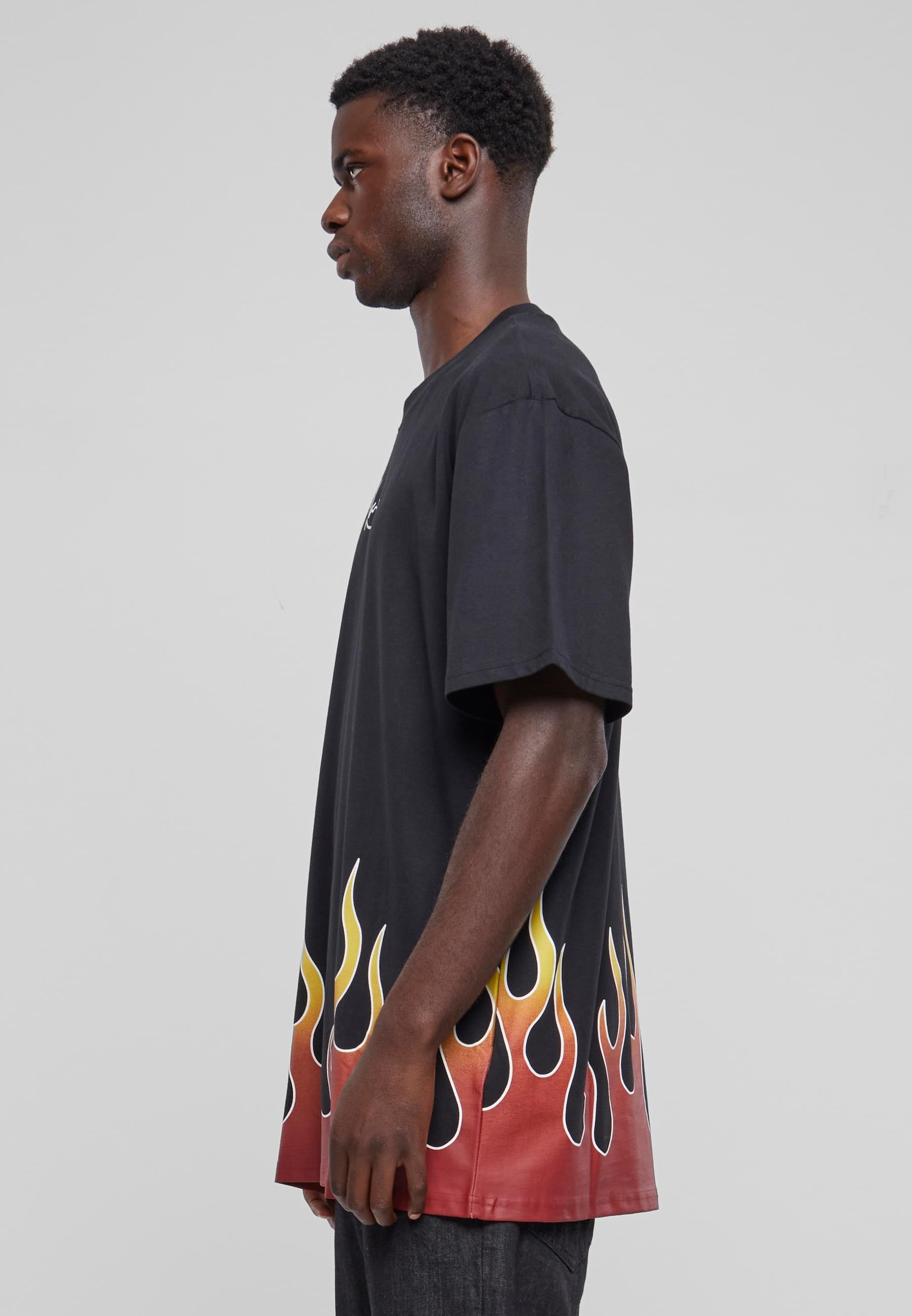 Karl Kani T-Shirt »Karl Kani Herren KM233-002-1 KK Small Signature Flame Tee«, (1 tlg.)