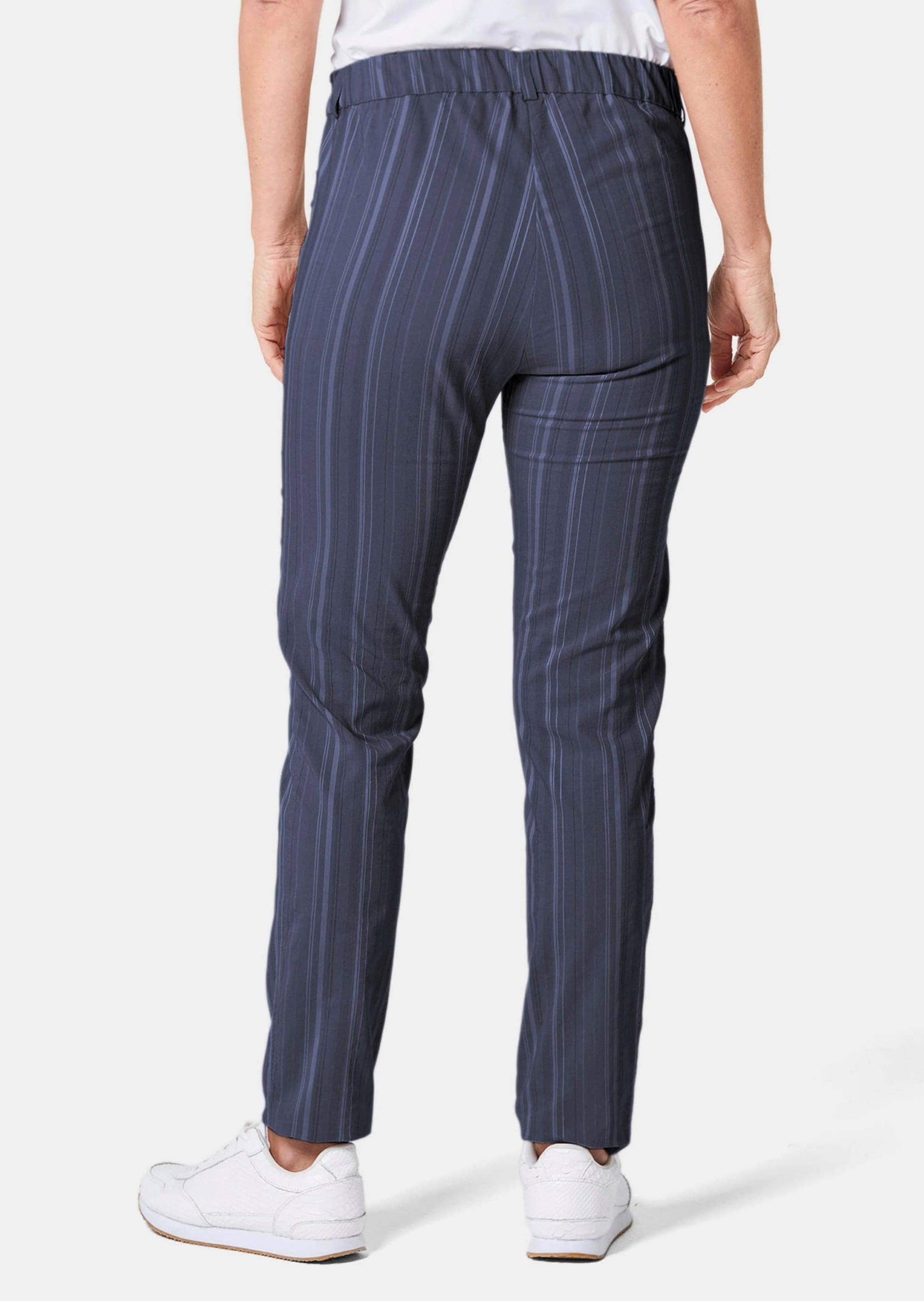 GOLDNER Stoffhose »Sportliche Strukturhose in elastischer Ware«