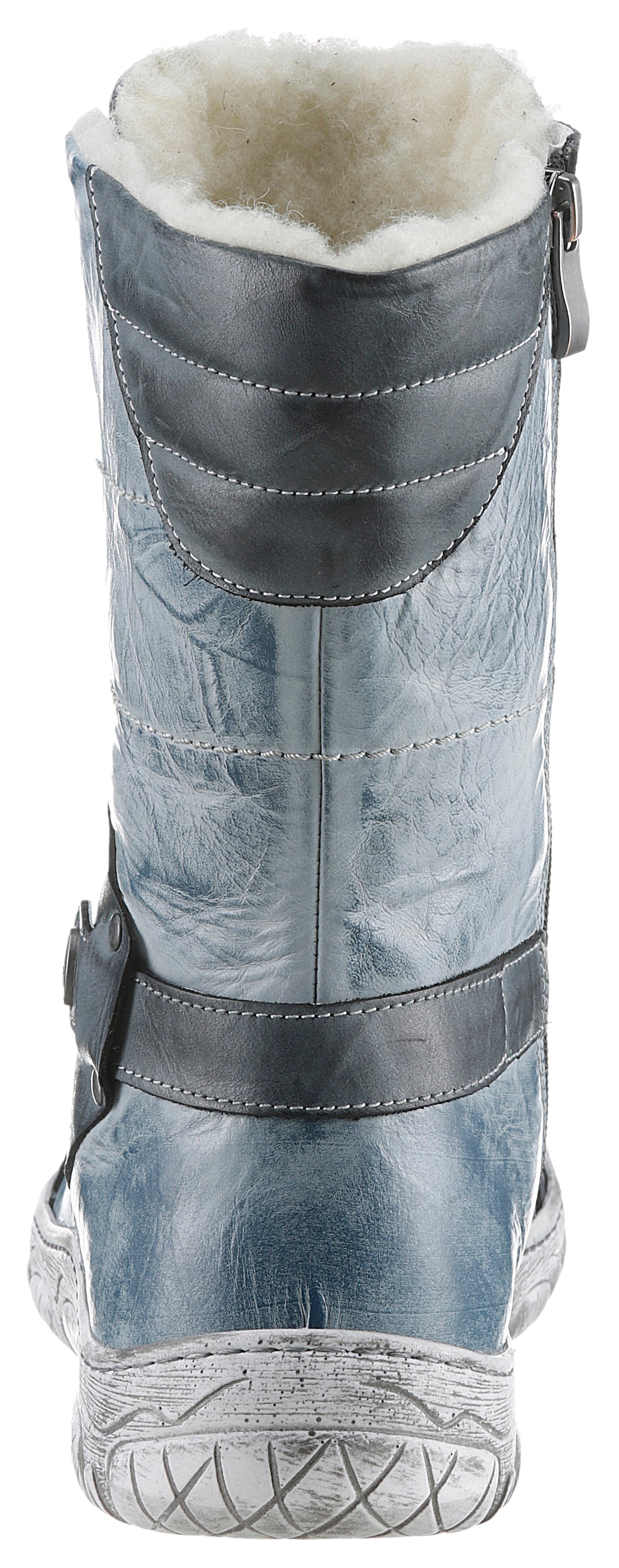 KRISBUT Winterstiefel, Winterstiefel, Stiefel, Komfortschuh mit Reißverschluss