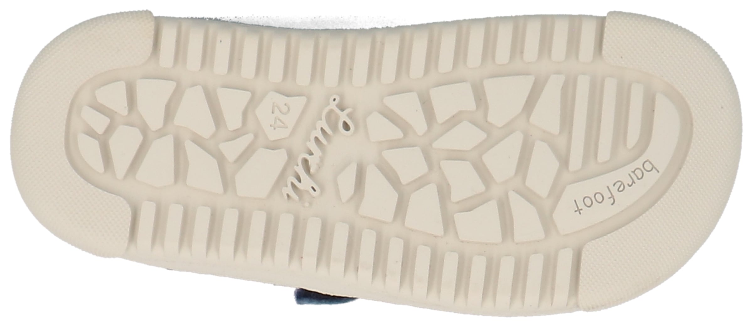 Lurchi Barfußschuh »Monti Barefoot«, Sneaker mit Kontrastbesatz, Größenschablone zum Download