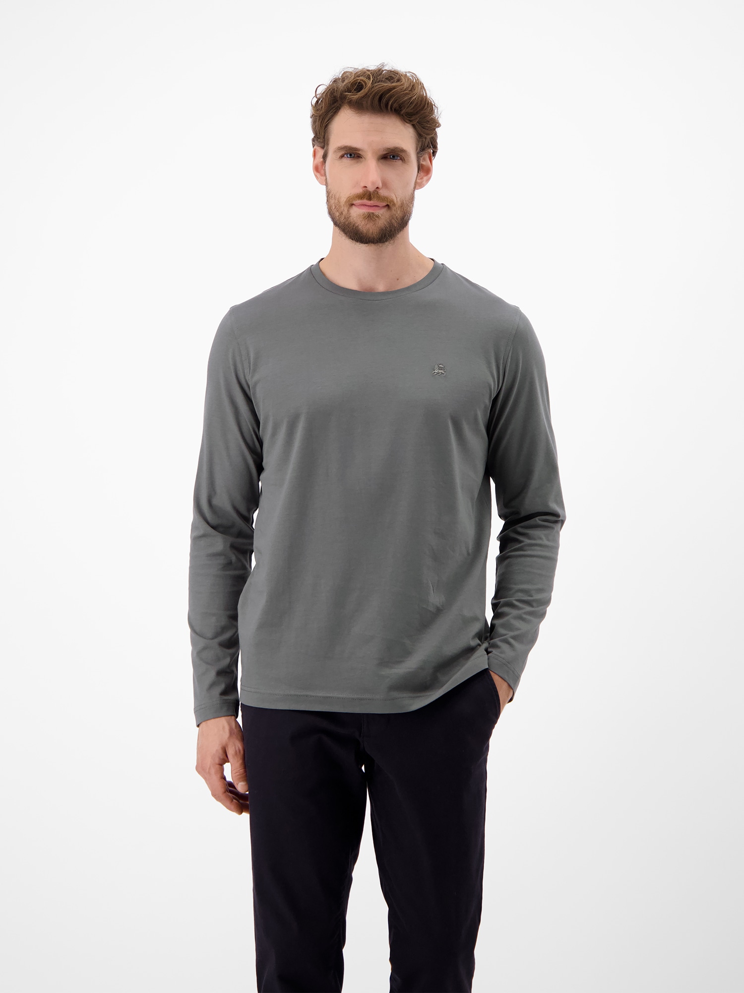LERROS Longsweatshirt "LERROS Basic-Longsleeve" günstig online kaufen