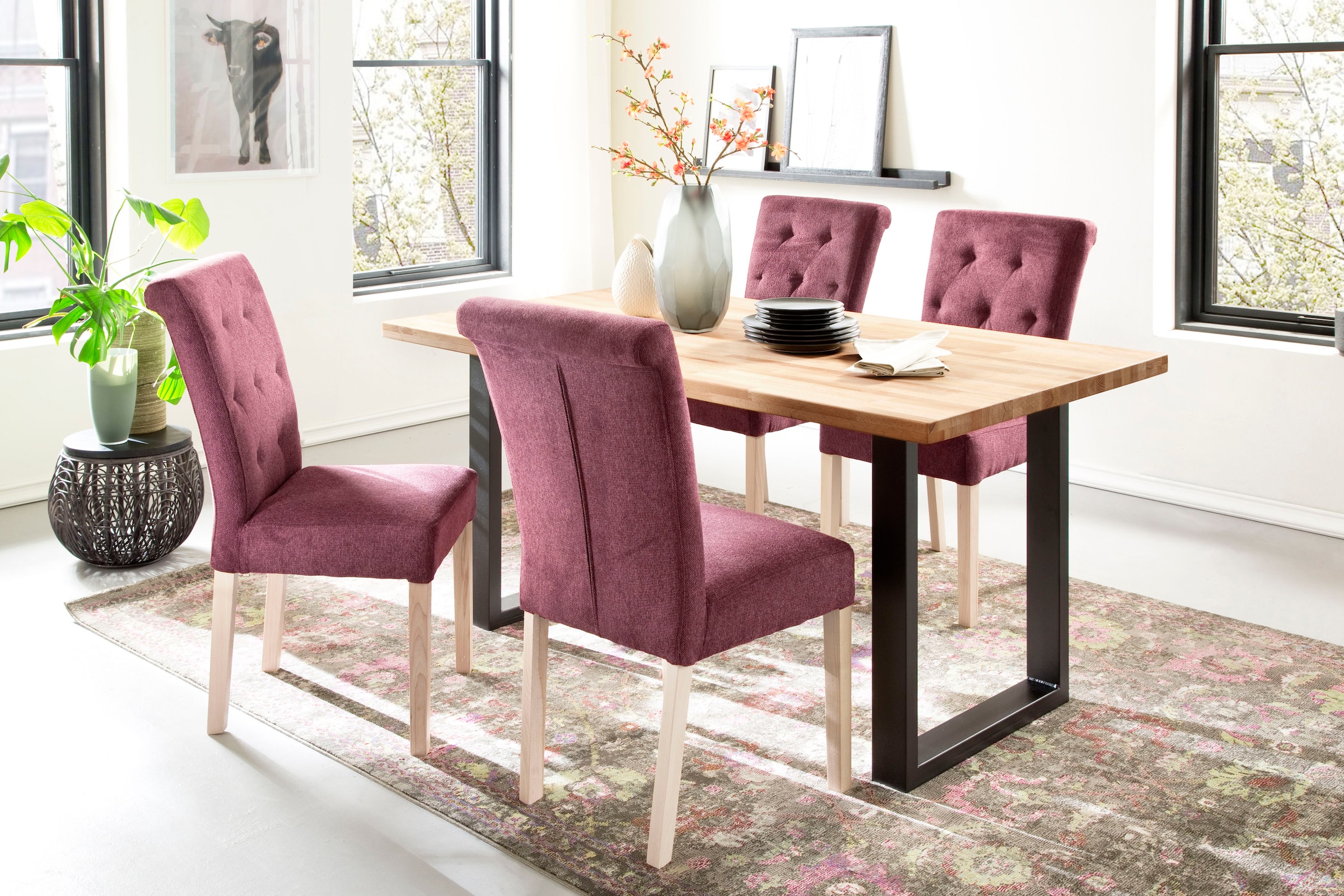 MCA living Esstisch "Lincoln", Esszimmertisch Massivholz geölt, FSC zertifi günstig online kaufen