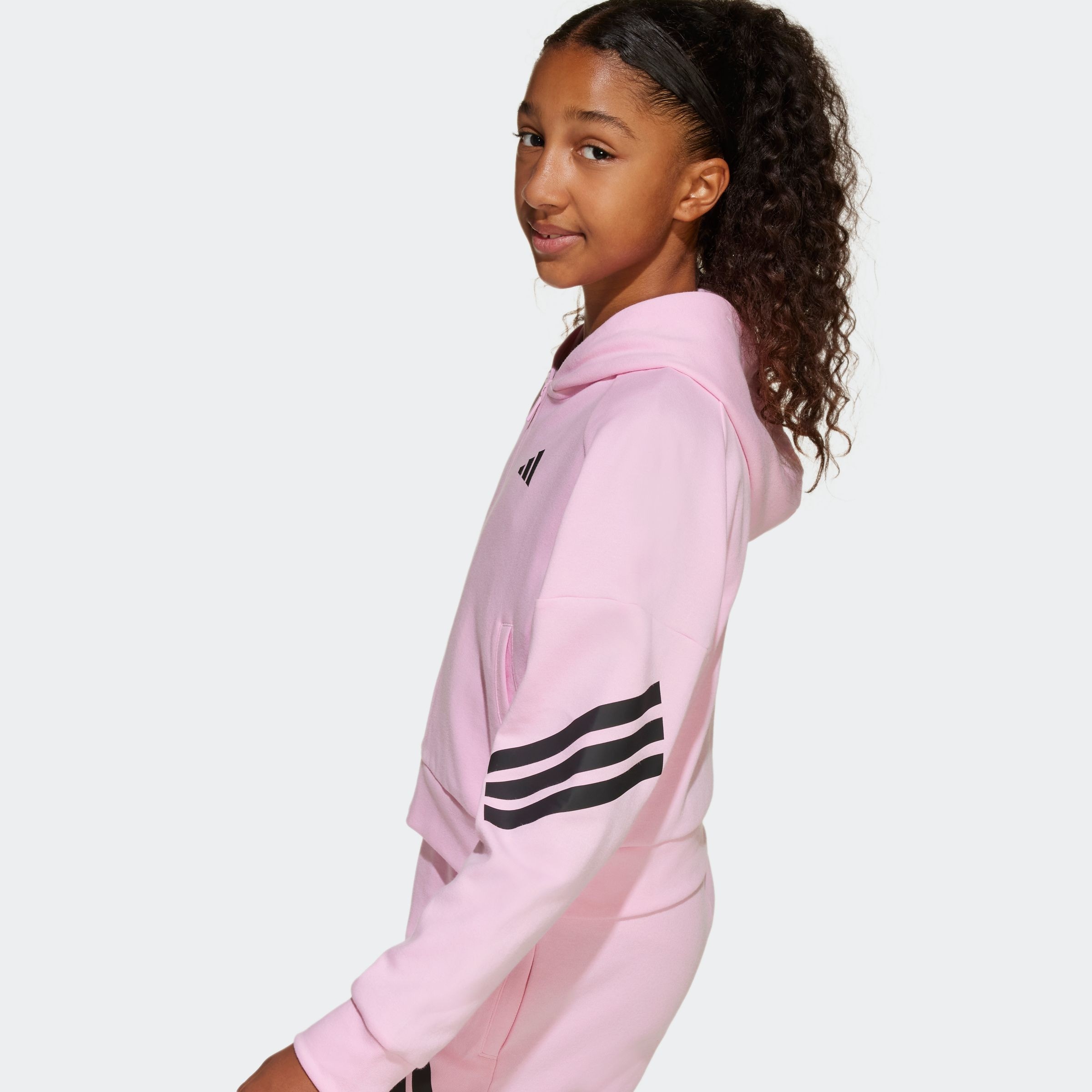 adidas Sportswear Kapuzensweatshirt »JG FI 3S FZ«