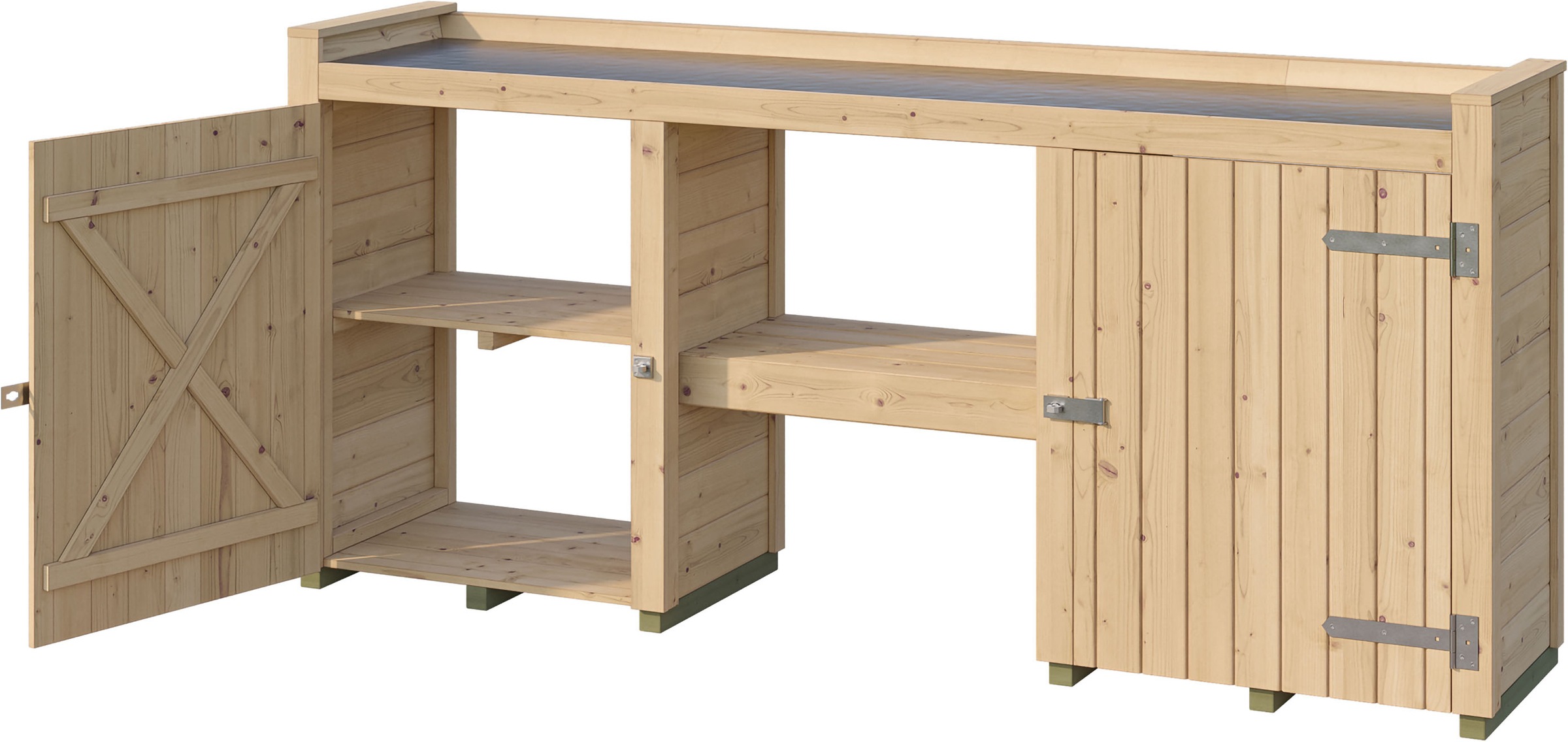 weka Pflanztisch »optionale Erweiterung für Gartenhaus Killarney« verschiedene Farben und Größen