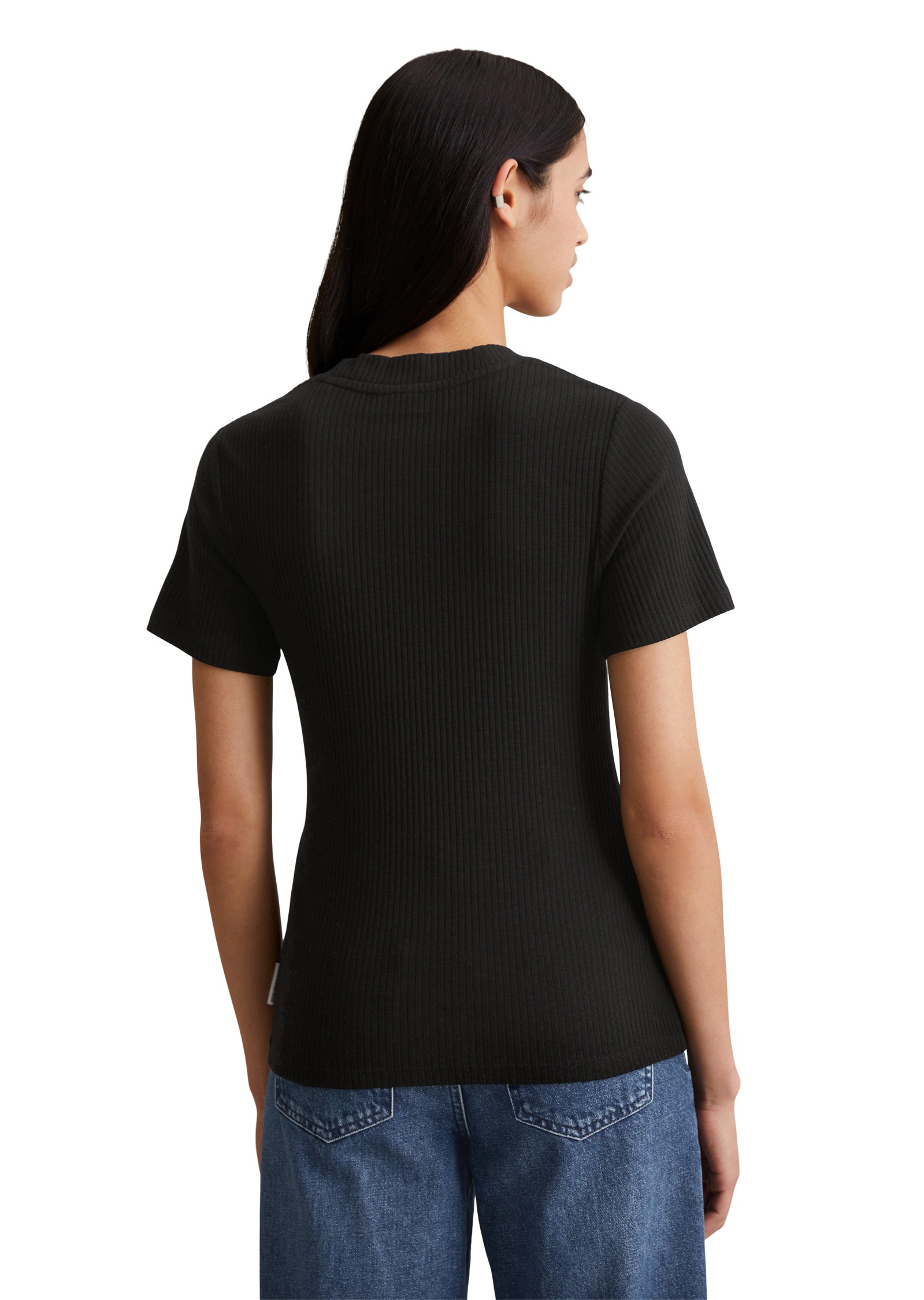 Marc O'Polo DENIM T-Shirt »aus elastischem Bio-Baumwolle-Mix«