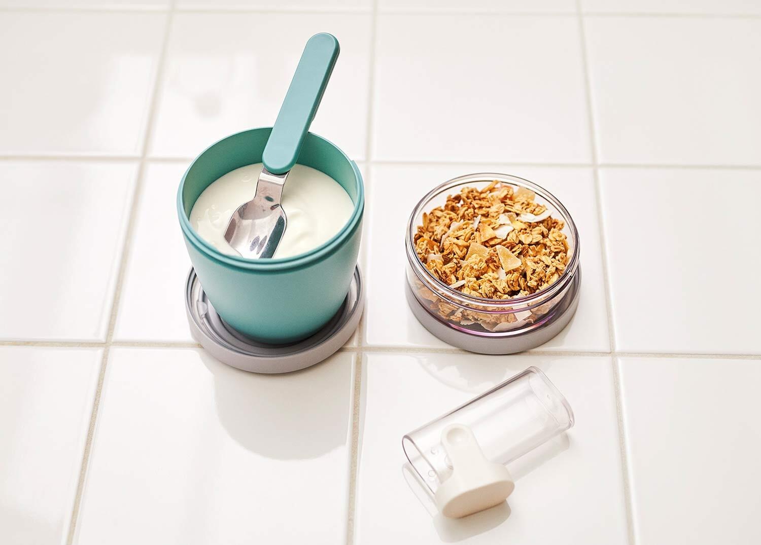 Mepal Lunchbox »Thermo-Lunchpot + Faltbarer Löffel Ellipse 500 + 200 ml«, (3 tlg.)