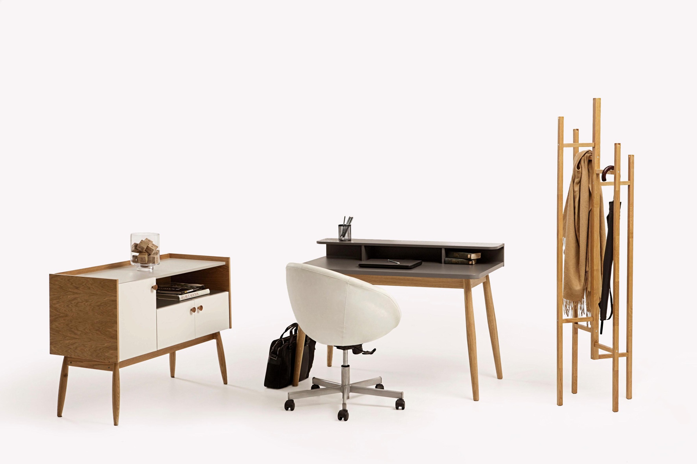 Woodman Schreibtisch »Francy«, im skandinavian Design, 120 cm Breite