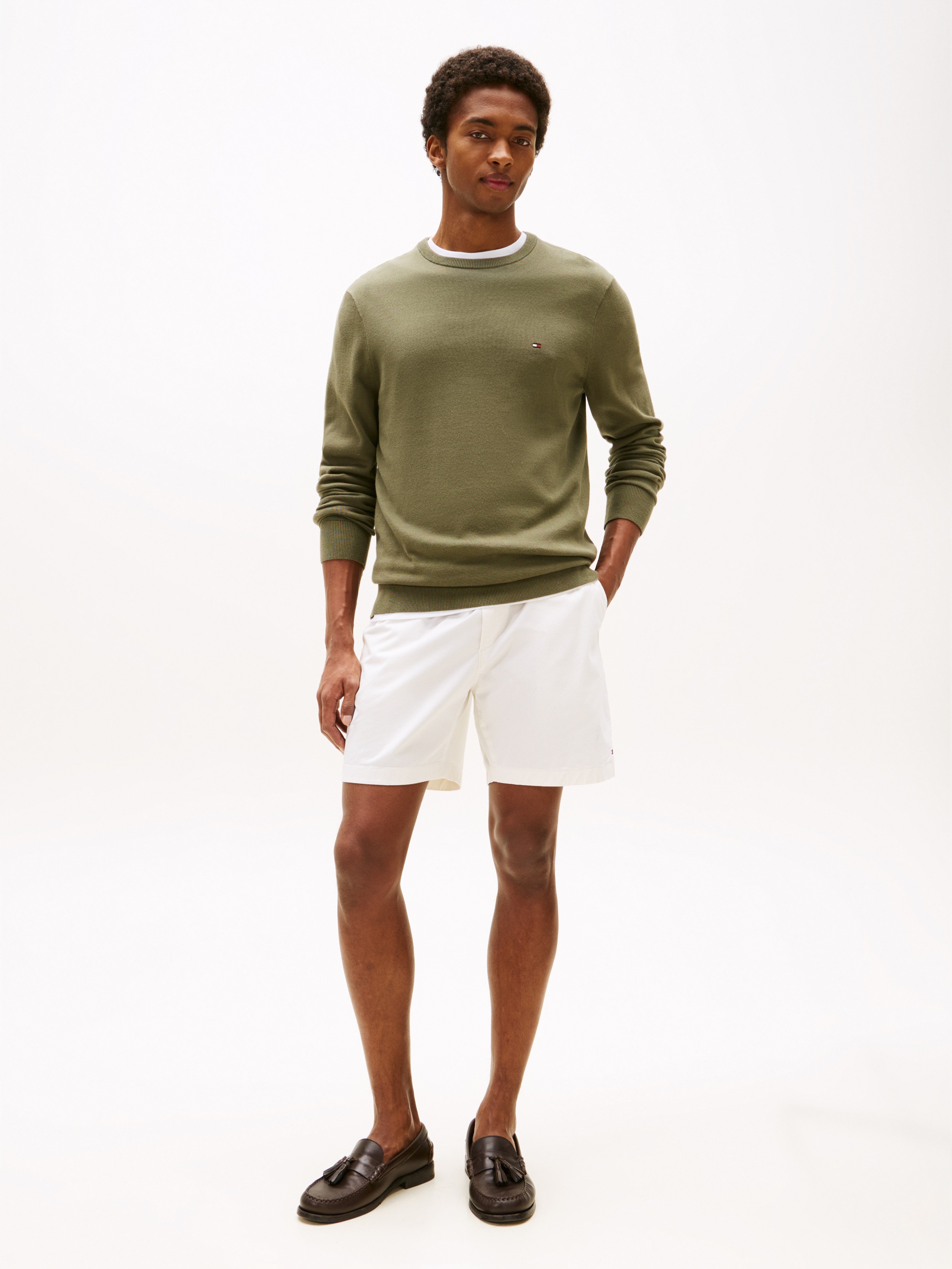 Tommy Hilfiger Rundhalspullover "ESSENTIAL COTTON CREW NECK" günstig online kaufen