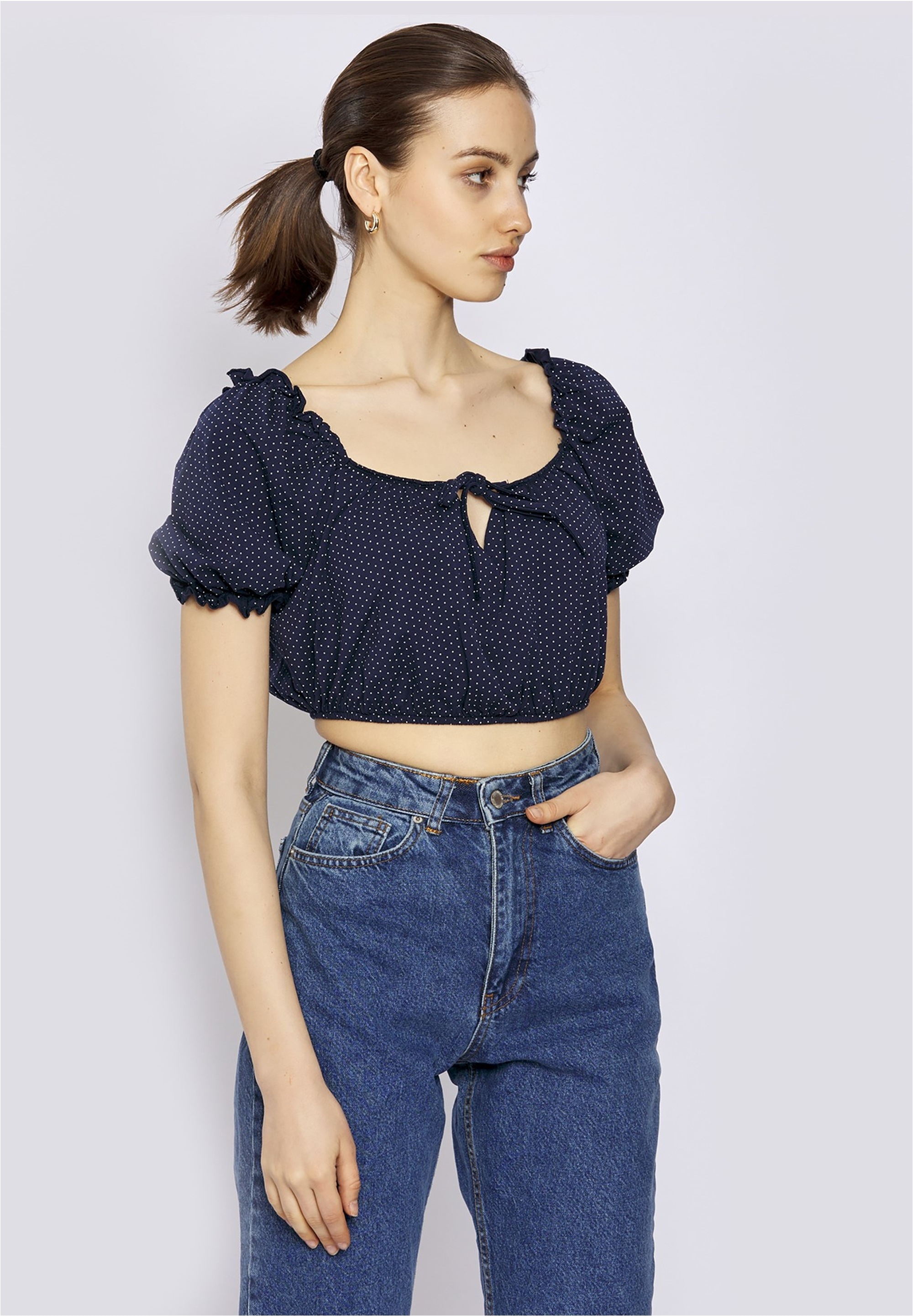 freshlions Funktionstop »FREDERIKE«, im angesagten Cropped-Stil