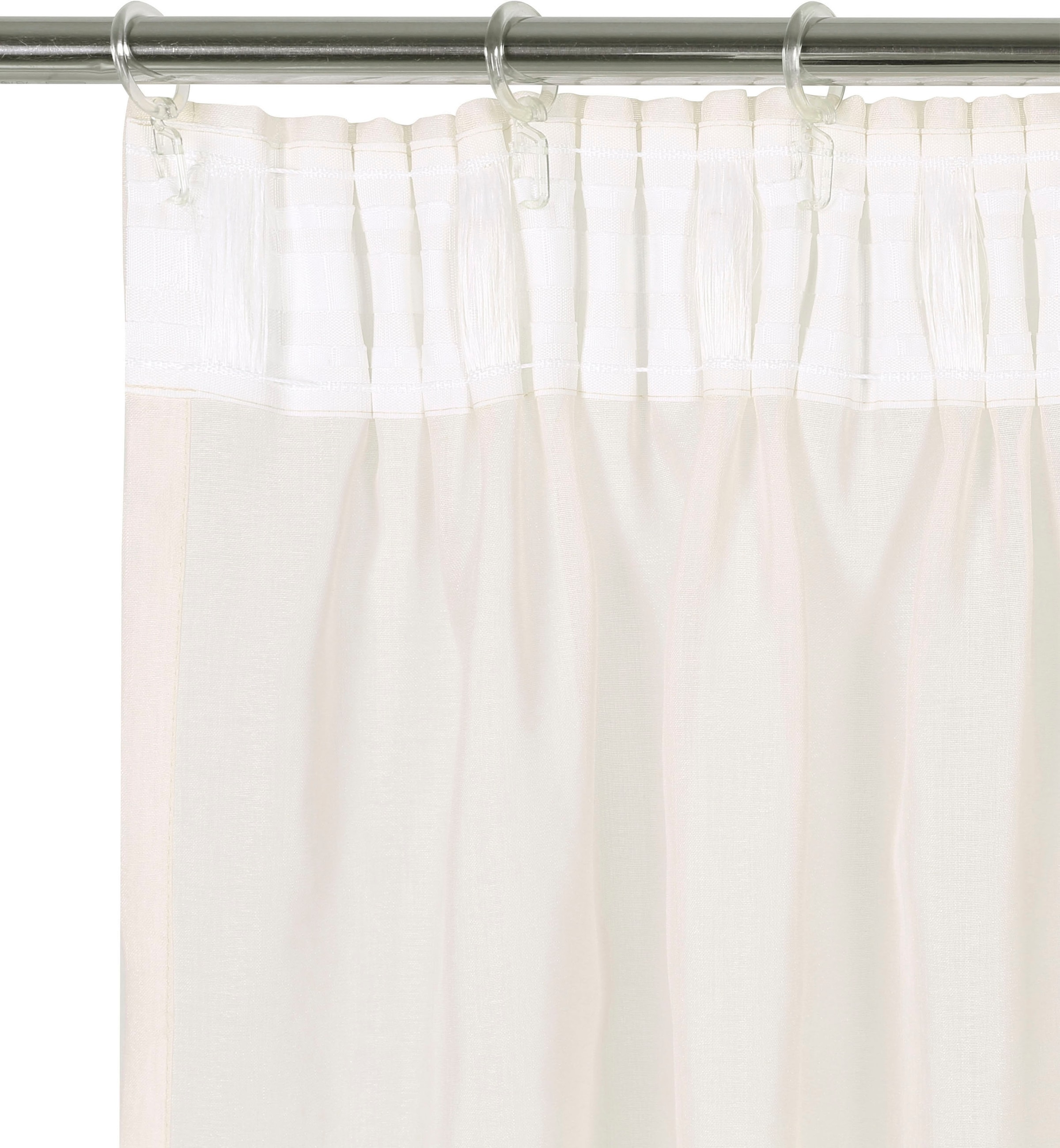 my home Gardine »Dolly«, (2 St.), gewebt, Polyester