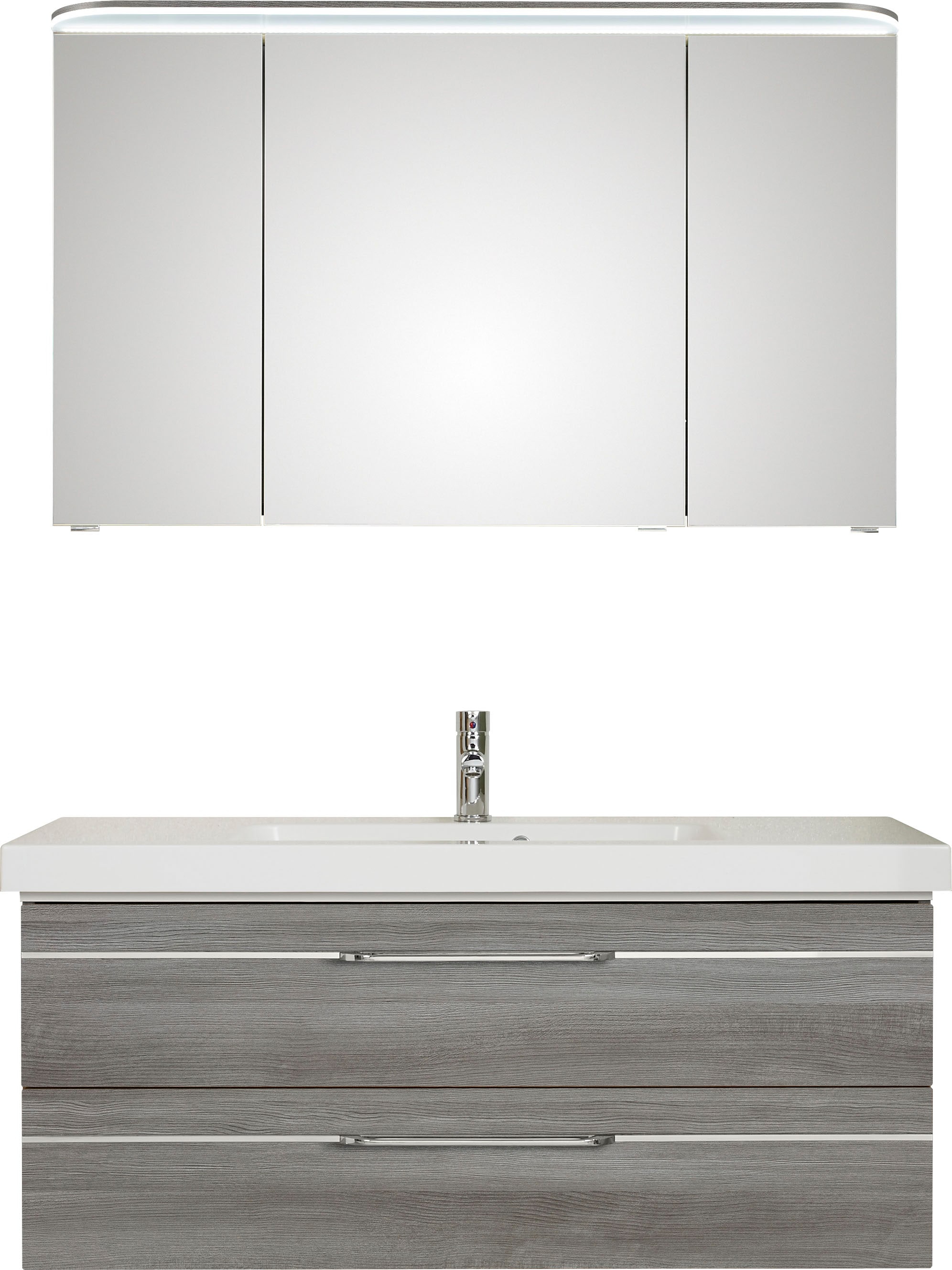 Saphir Badmöbel-Set "Balto Sprint 2-teilig, Mineralmarmor-Waschtisch mit LE günstig online kaufen