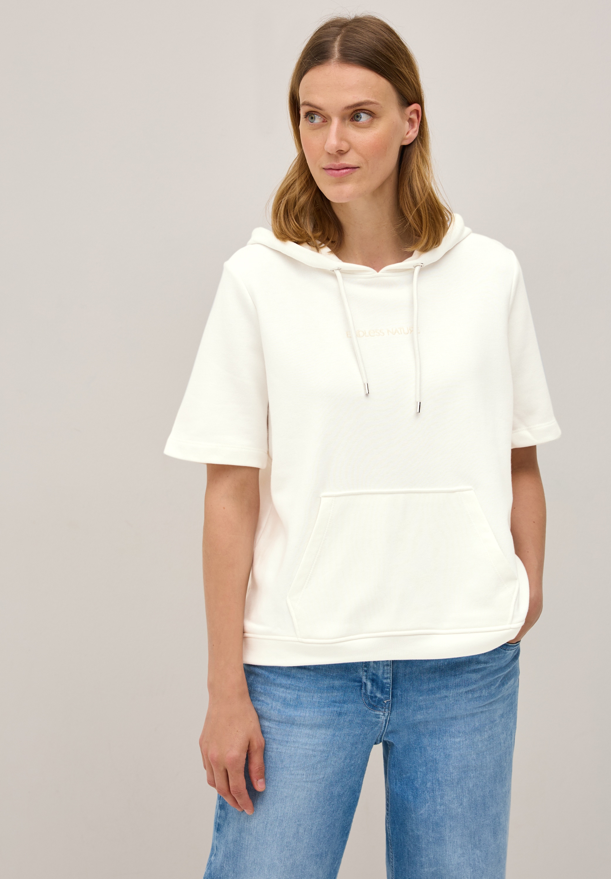 Cecil Sweatshirt, mit Kapuze mit Tunnelzugband günstig online kaufen