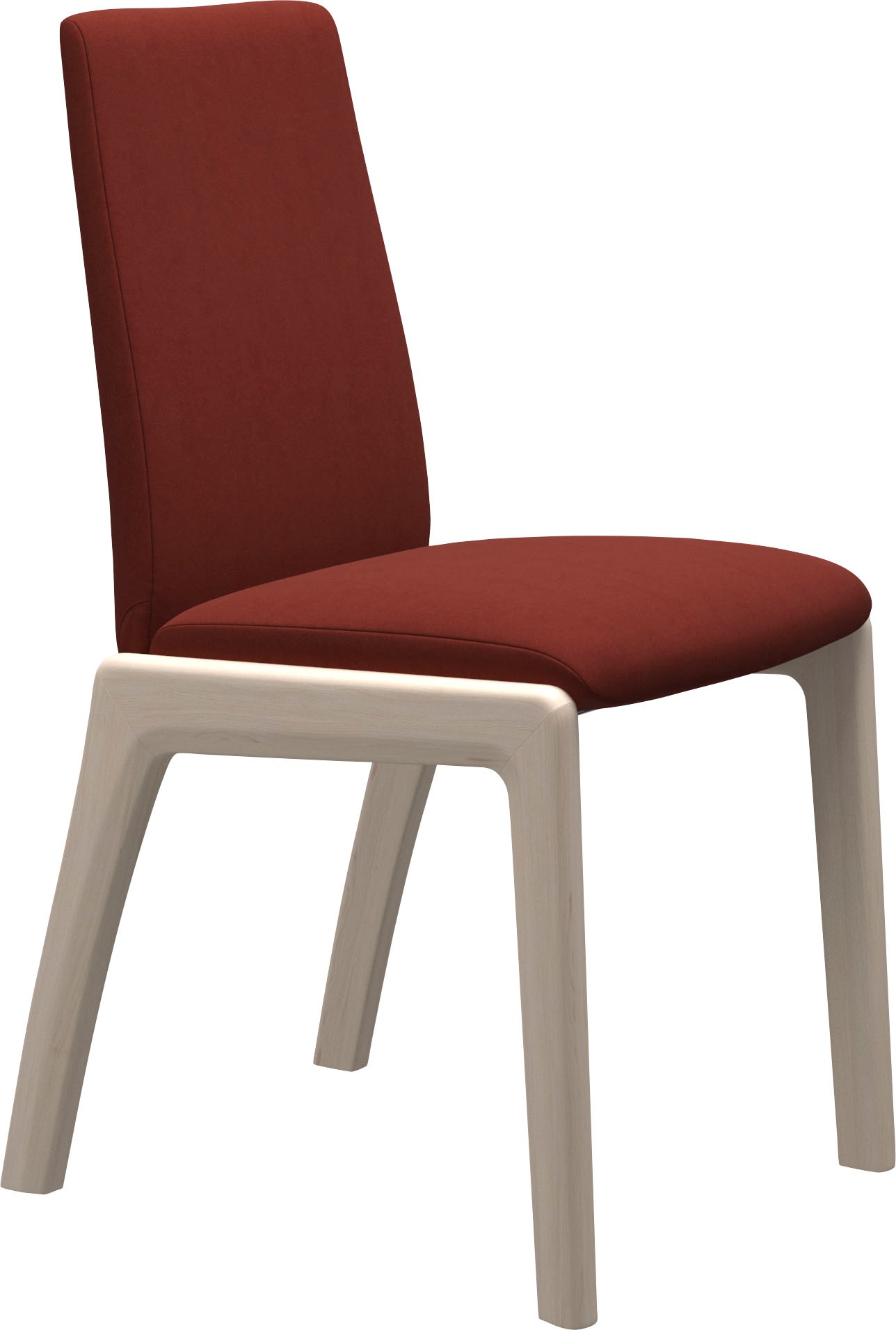 Stressless® Polsterstuhl »Laurel«, Microfaser DINAMICA, Low Back, Größe M, mit abgerundeten Beinen in Eiche gekalkt