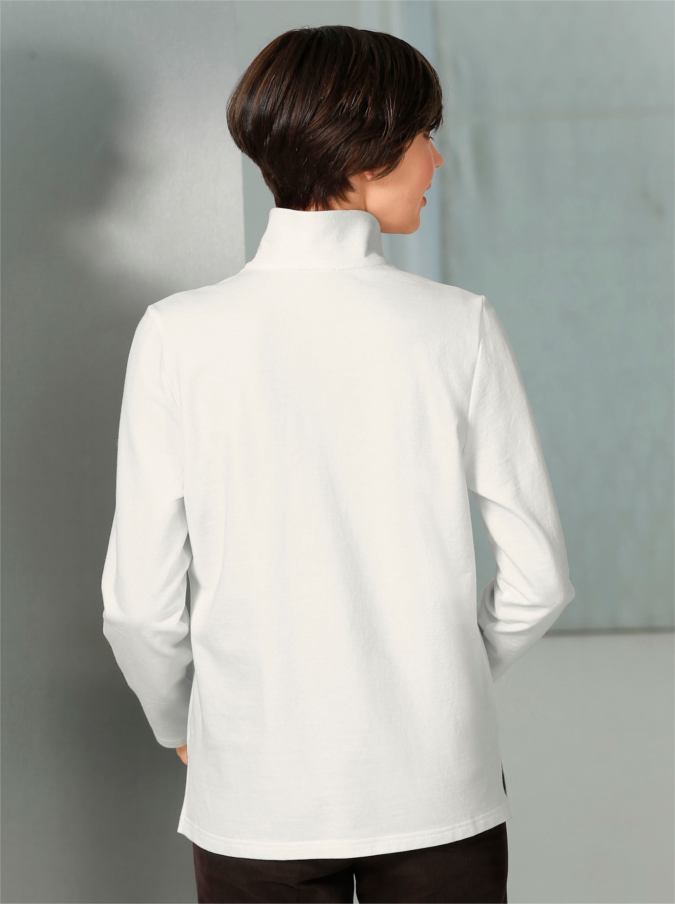 Classic Basics Langarm-Poloshirt "Winter-Shirt" 1 Stk. tlg. günstig online kaufen