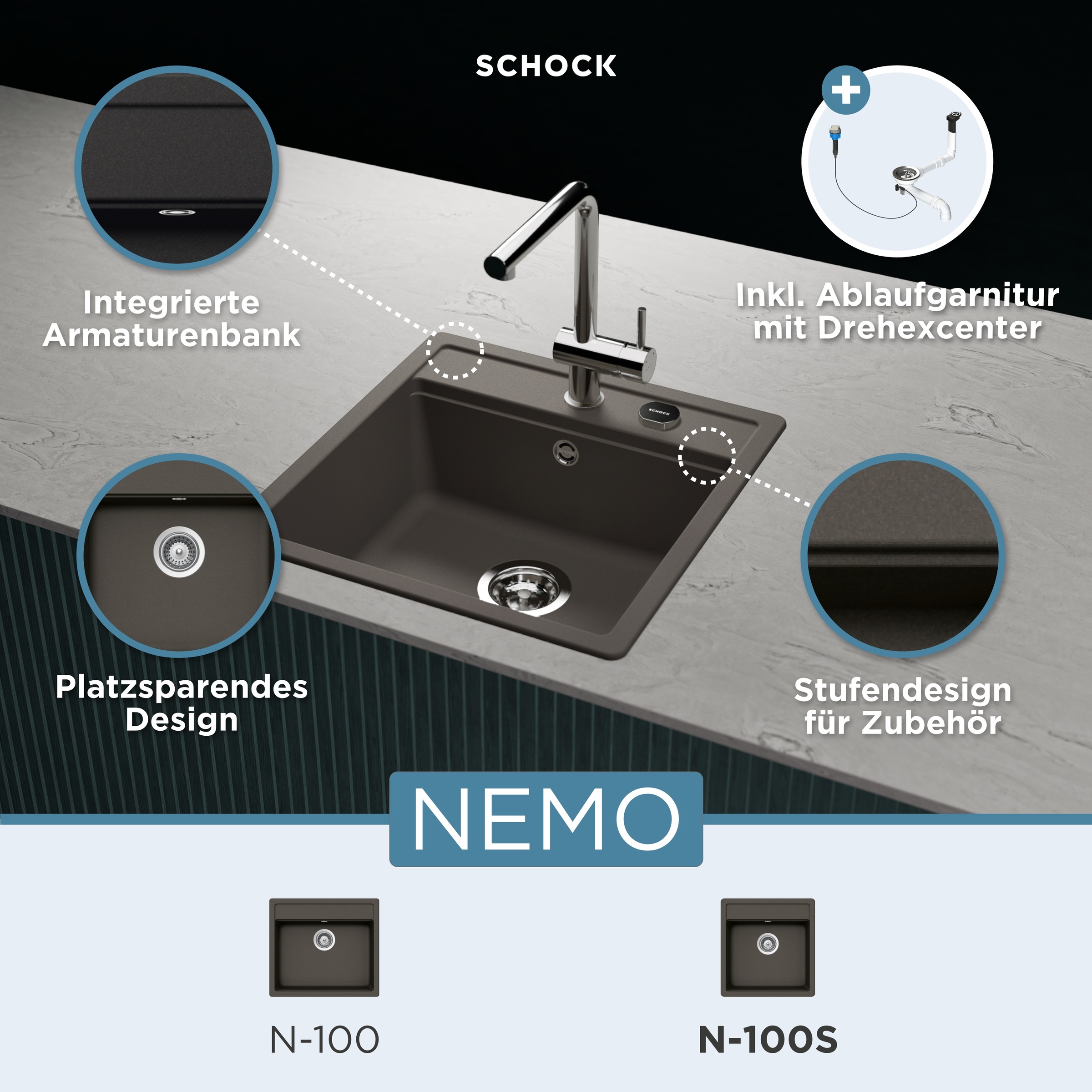 Schock Granitspüle "Oslo"