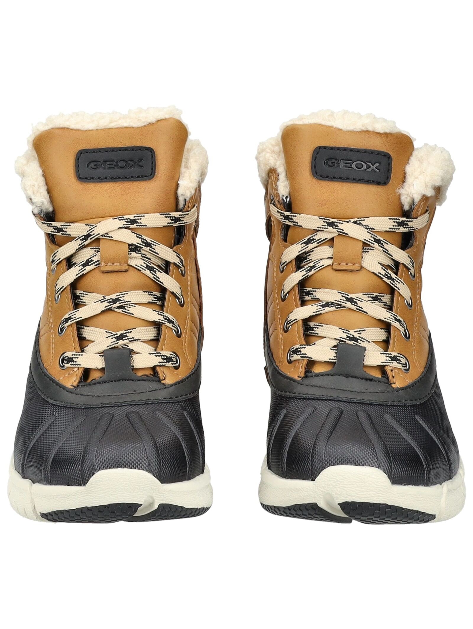 Geox Schnürstiefelette »Geox Stiefelette Lederimitat/Textil«
