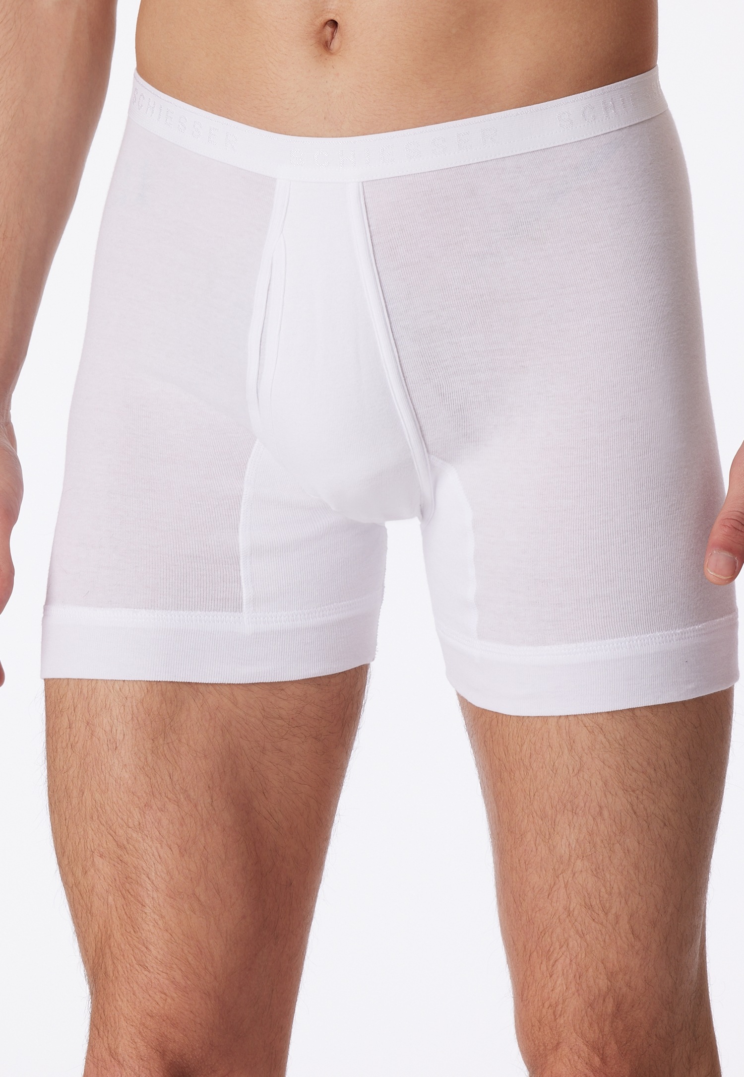 Schiesser Slip "Original Classiscs", mit Eingriff, Feinripp, ohne störende günstig online kaufen