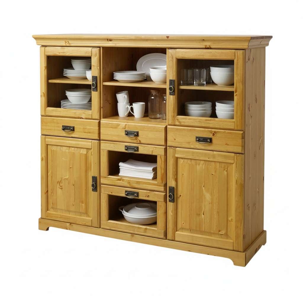 Home affaire Sideboard »Rügen« aus massiver Kiefer, Breite 145 cm, made in EU