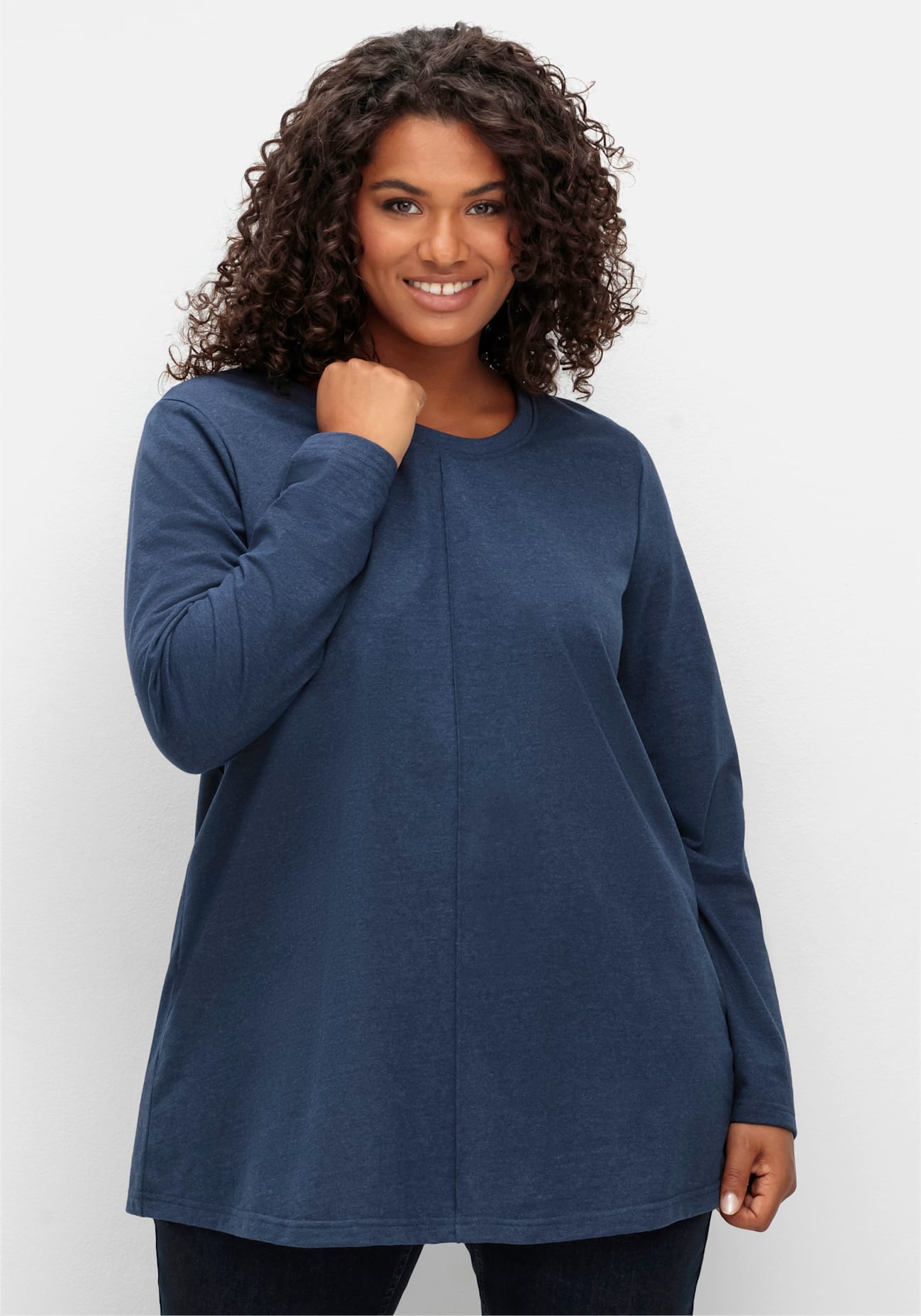 Sheego Langarmshirt "Langarmshirt", (1 tlg.) günstig online kaufen