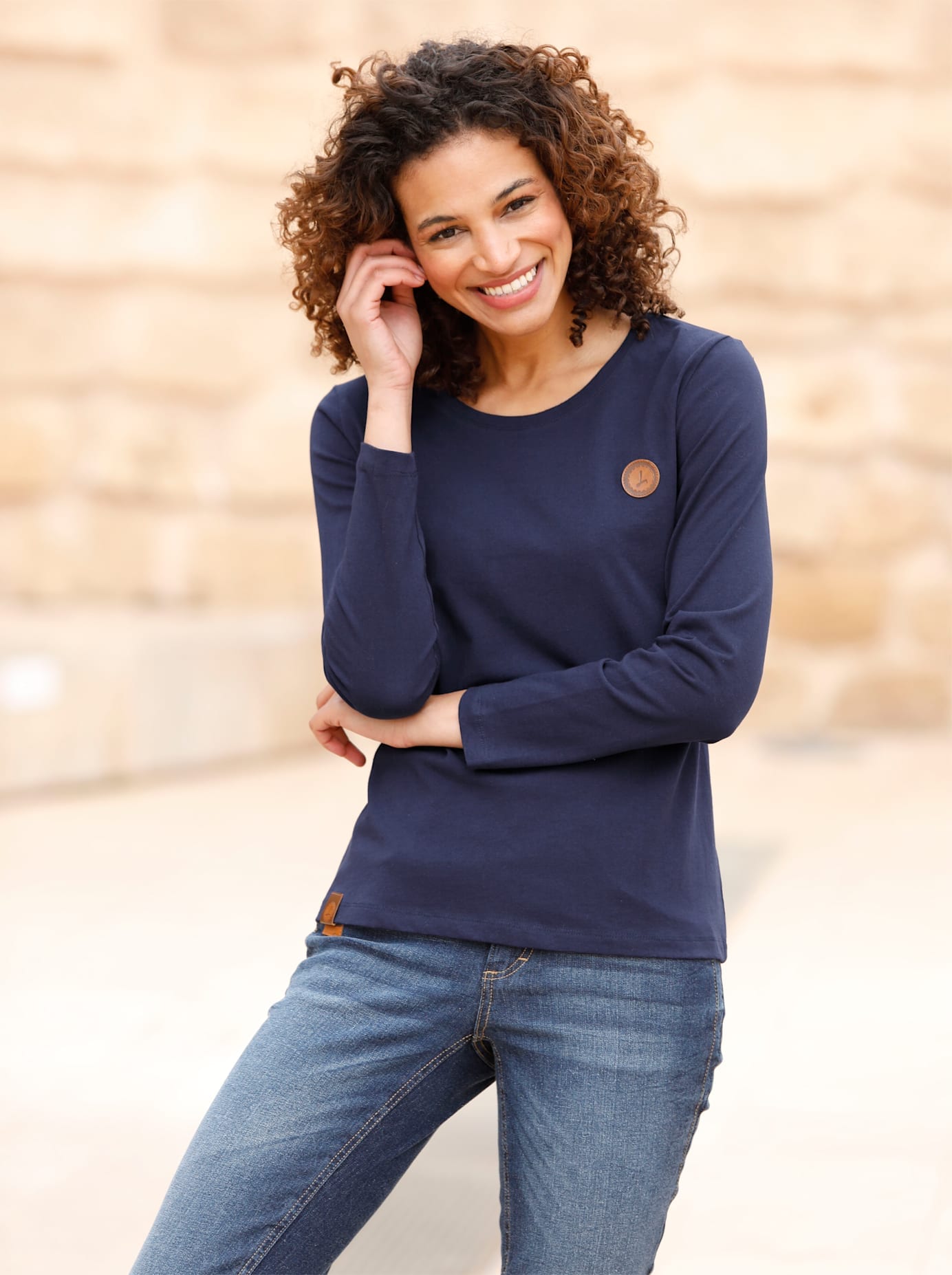 Casual Looks Langarmshirt "Shirt" 1 Stk. tlg. günstig online kaufen