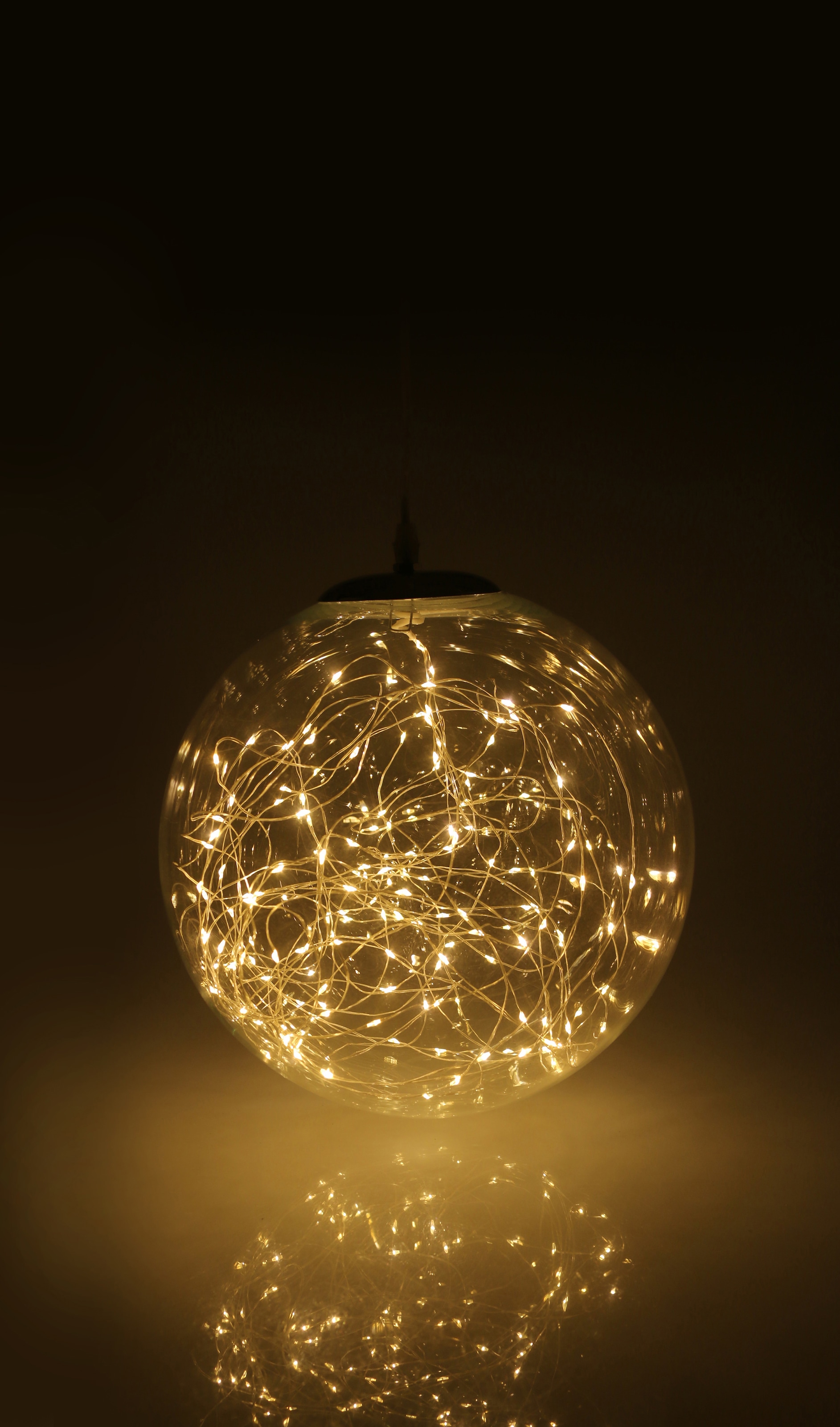 AM Design LED Dekolicht, LED Kugel aus Glas, Lichterglanz, Weihnachtsdeko aussen