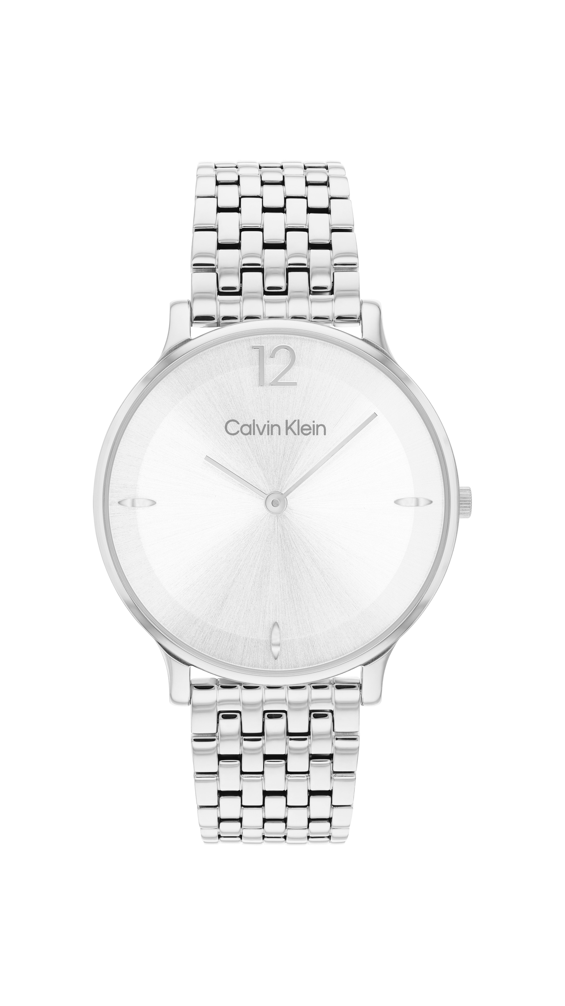 Calvin Klein Quarzuhr »Luxe« Armbanduhr, Damenuhr, Edelstahlarmband, analog