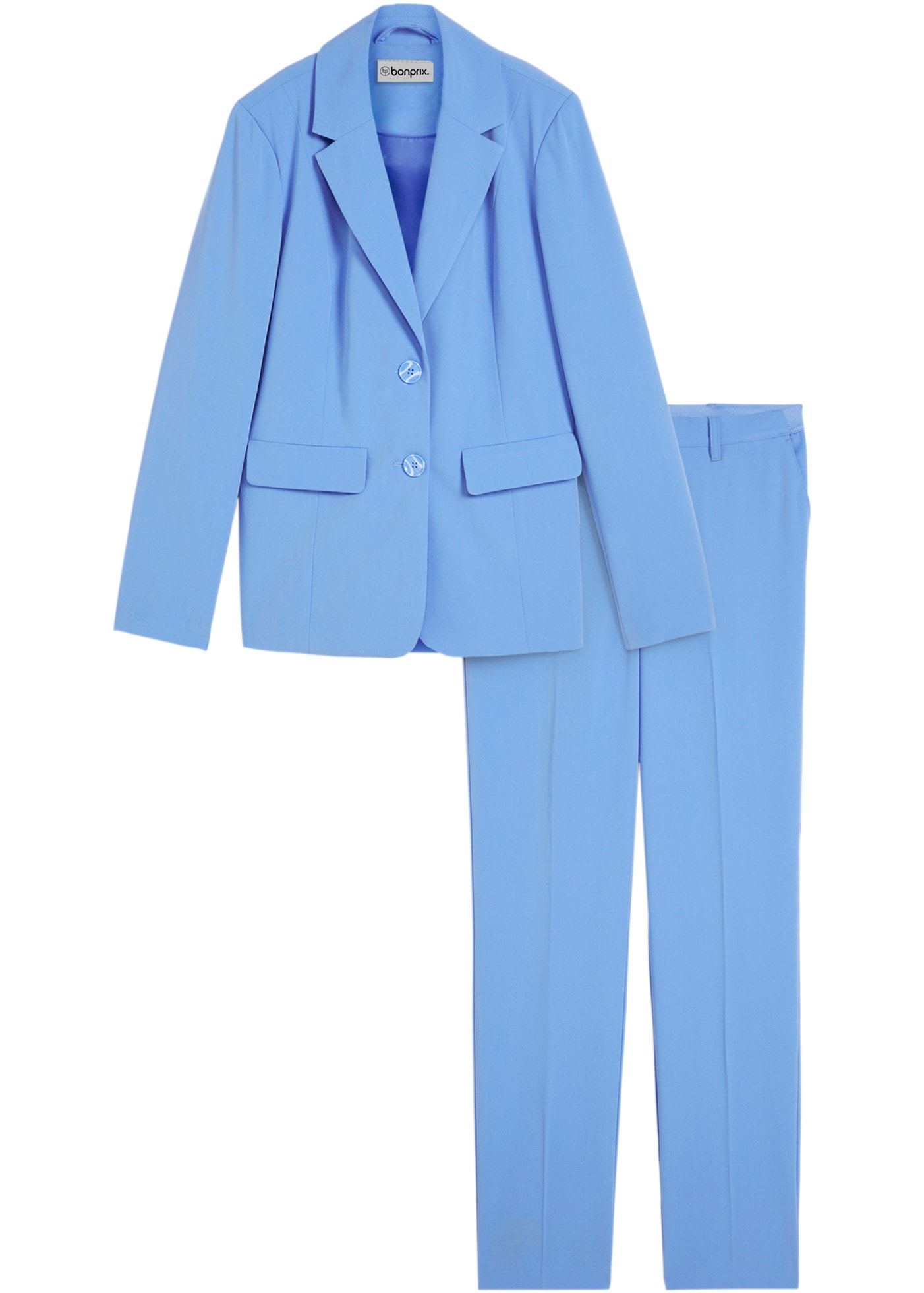 bonprix Hosenanzug »Hosenanzug 2-tlg« Set, 2 tlg. regular fit Regular Fit, mit Elasthan-Anteil, verschiedene Konfektionsgrößen
