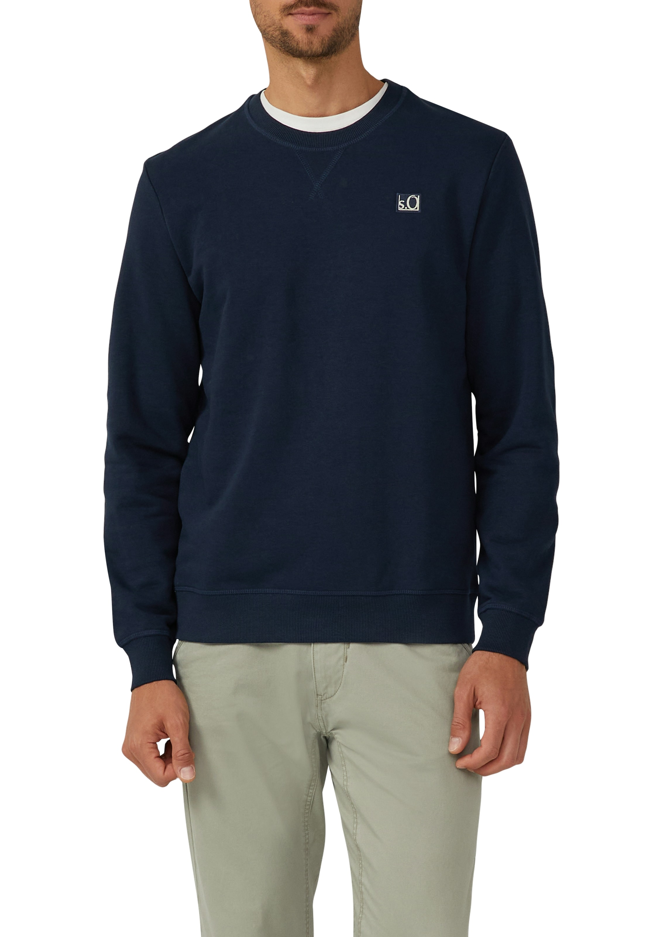 s.Oliver Sweatshirt, mit Logo Stickerei günstig online kaufen