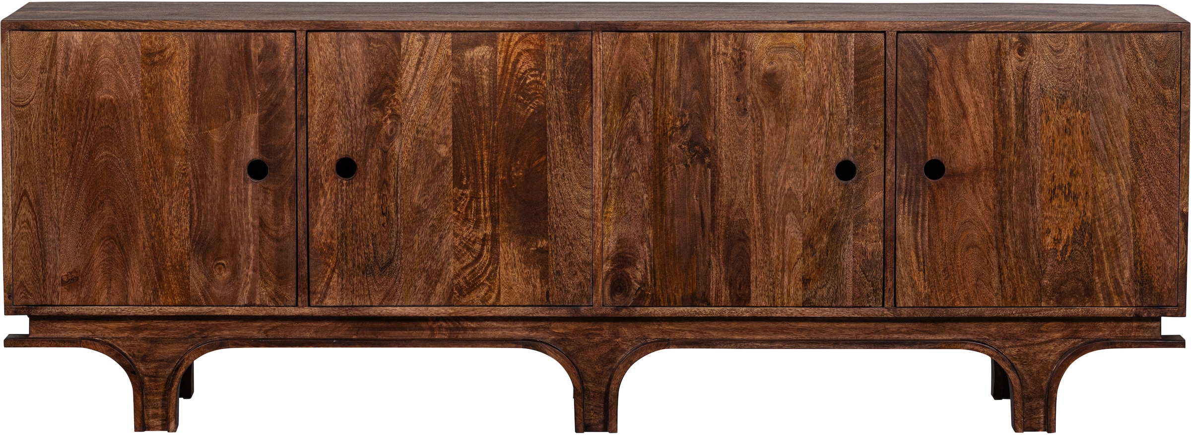 WOOOD Sideboard aus Mangoholznmit markanter Maserung und Unikat-Charakter