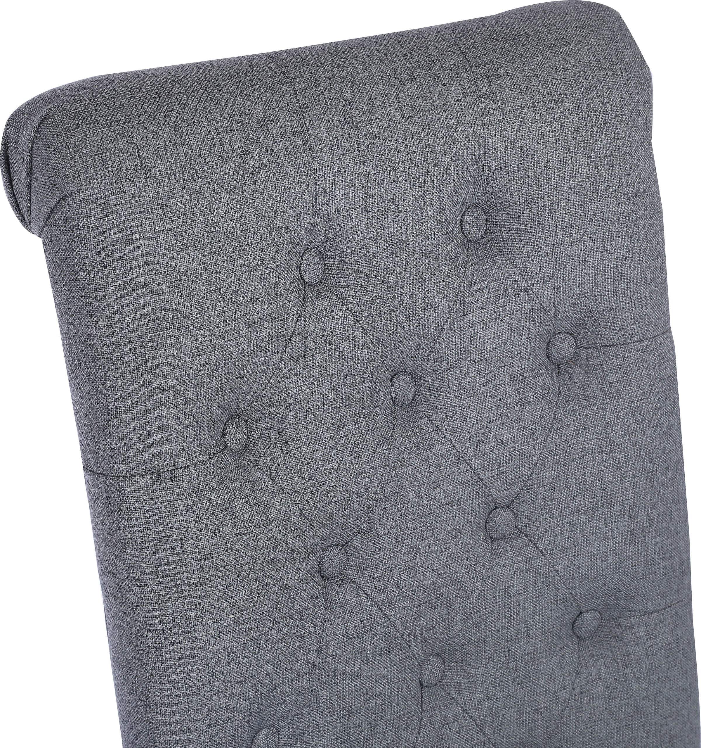 Home affaire Esszimmerstuhl »Liao«, pflegeleichter Webstoff Bezug, Knopfheftung, Sitzhöhe ca. 51 cm